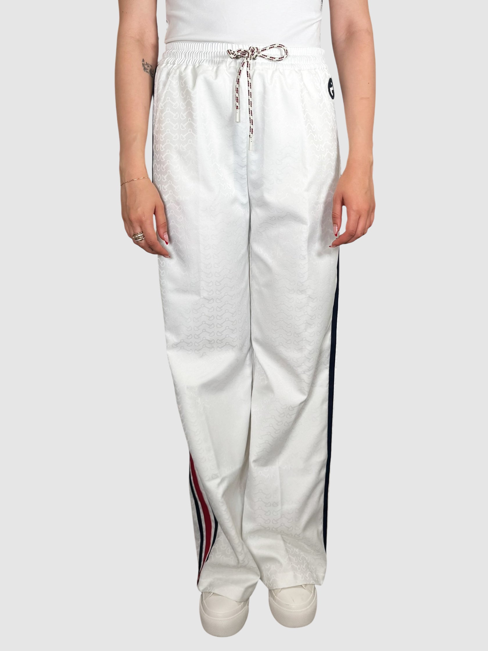 Horsebit Patterned Pants