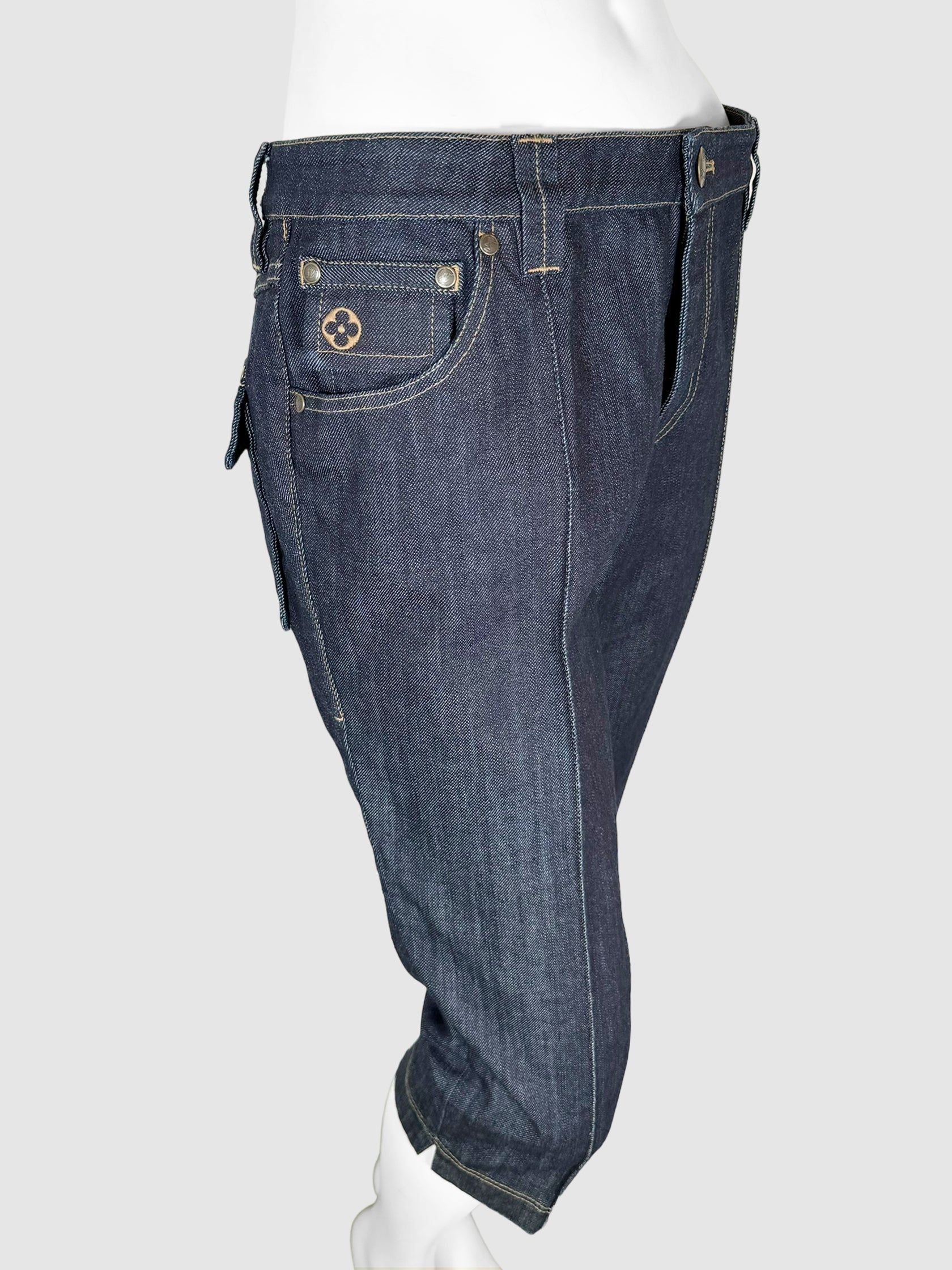 Denim Capri Pants - Size 42