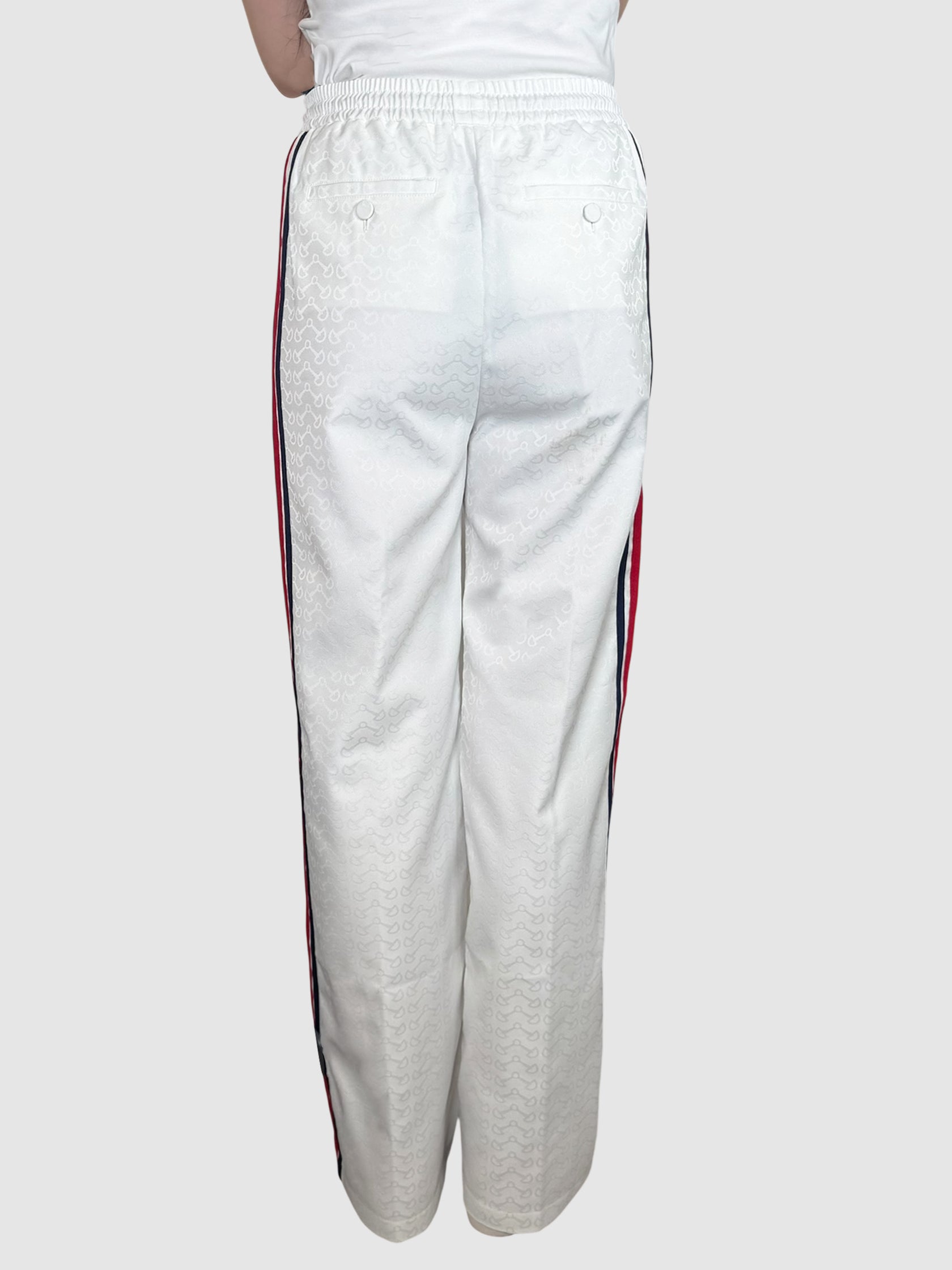 Horsebit Patterned Pants