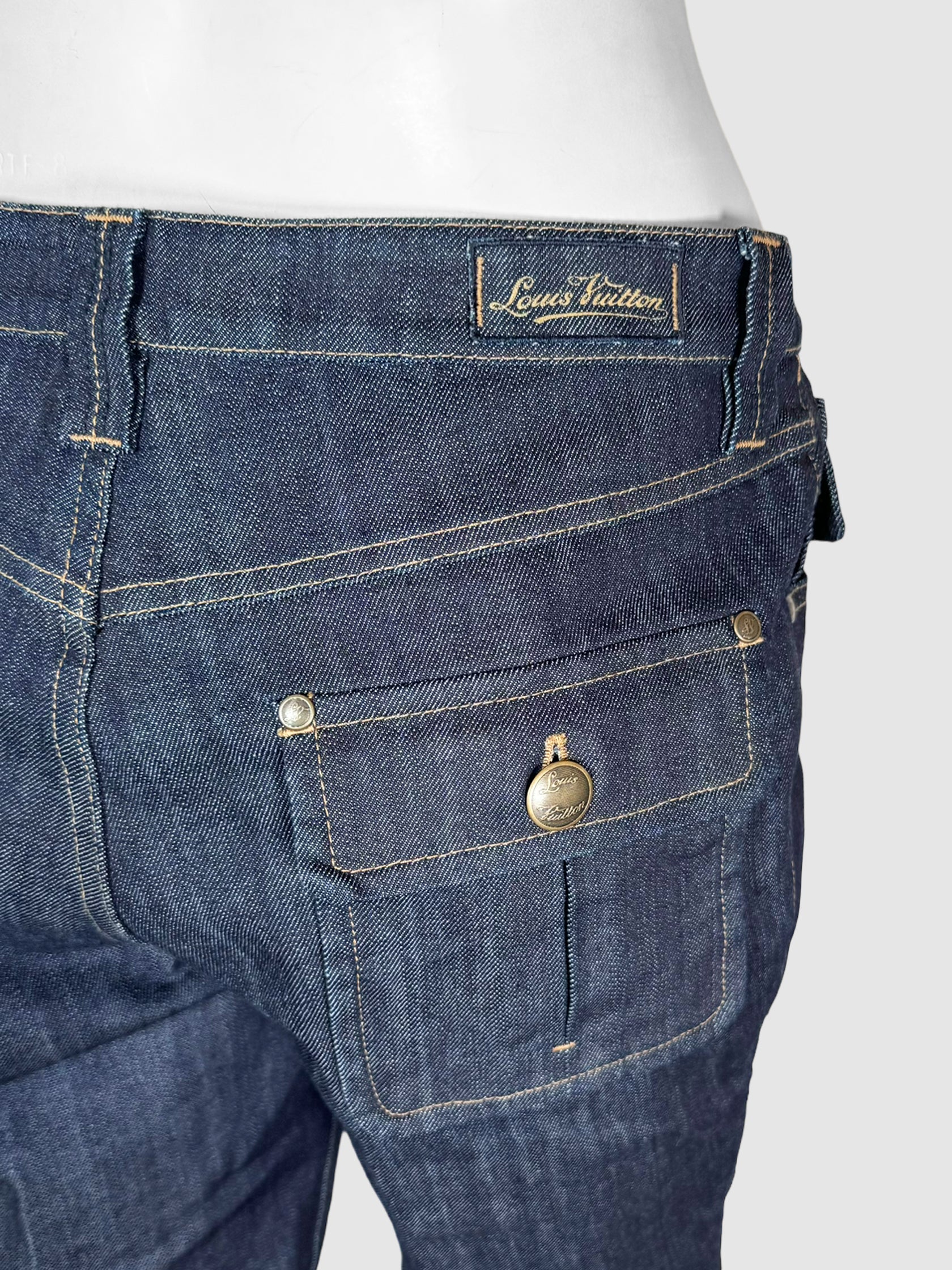 Denim Capri Pants - Size 42