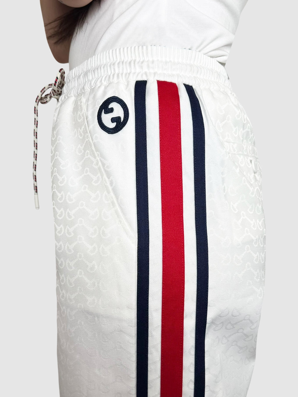 Horsebit Patterned Pants