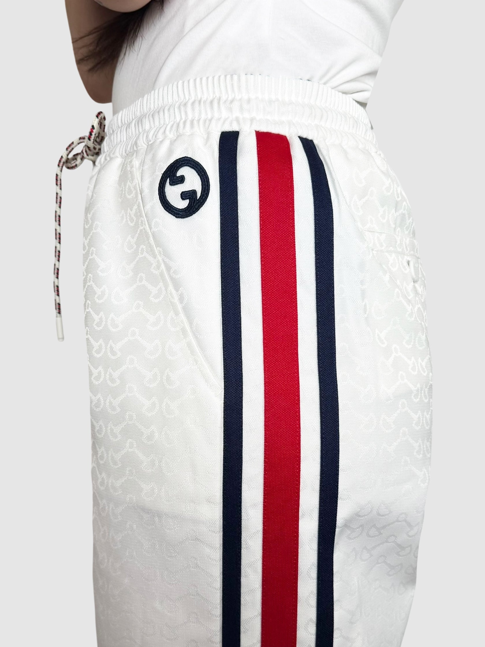 Horsebit Patterned Pants