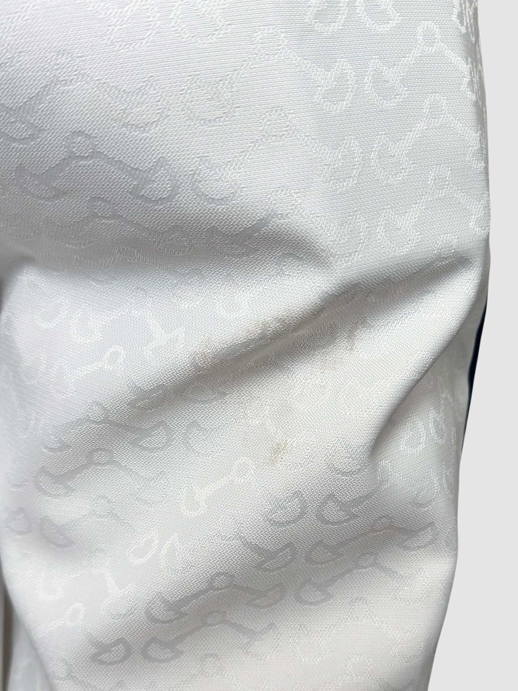 Horsebit Patterned Pants