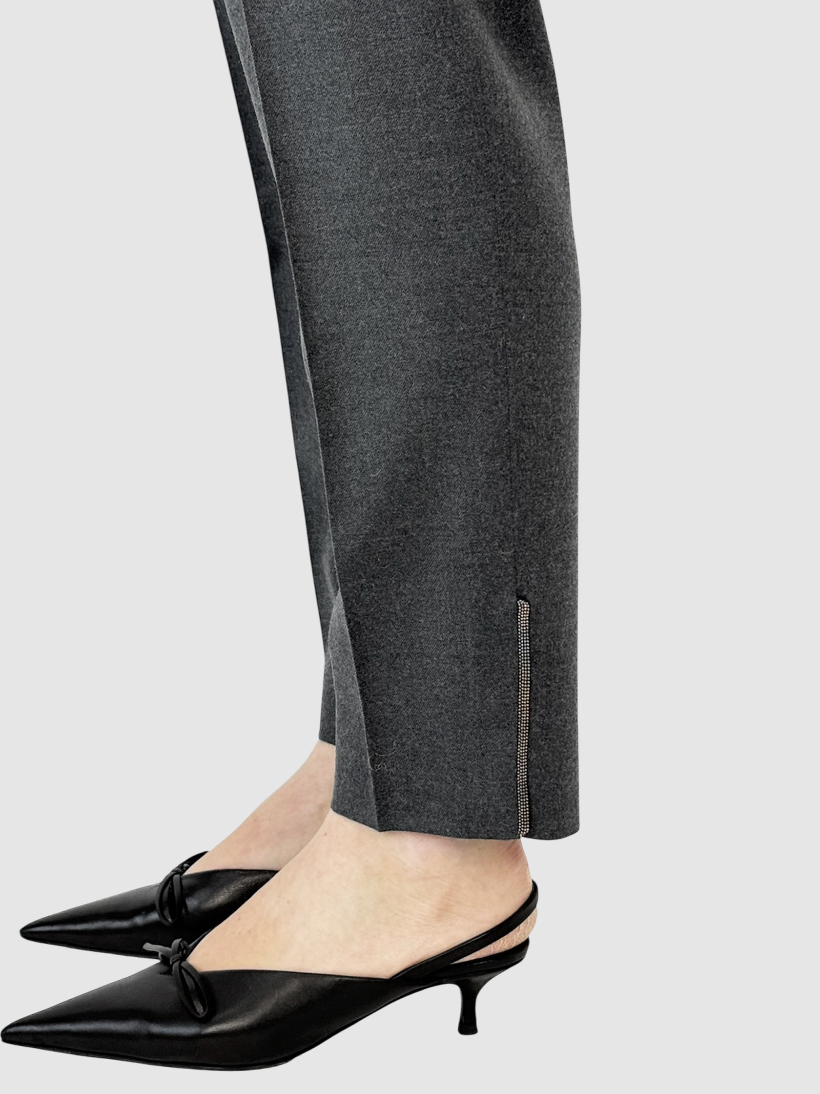 Bead Embellished Pants