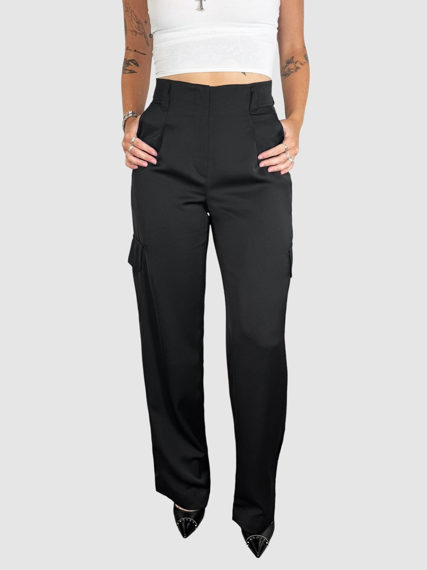 Pleated Cargo Pants