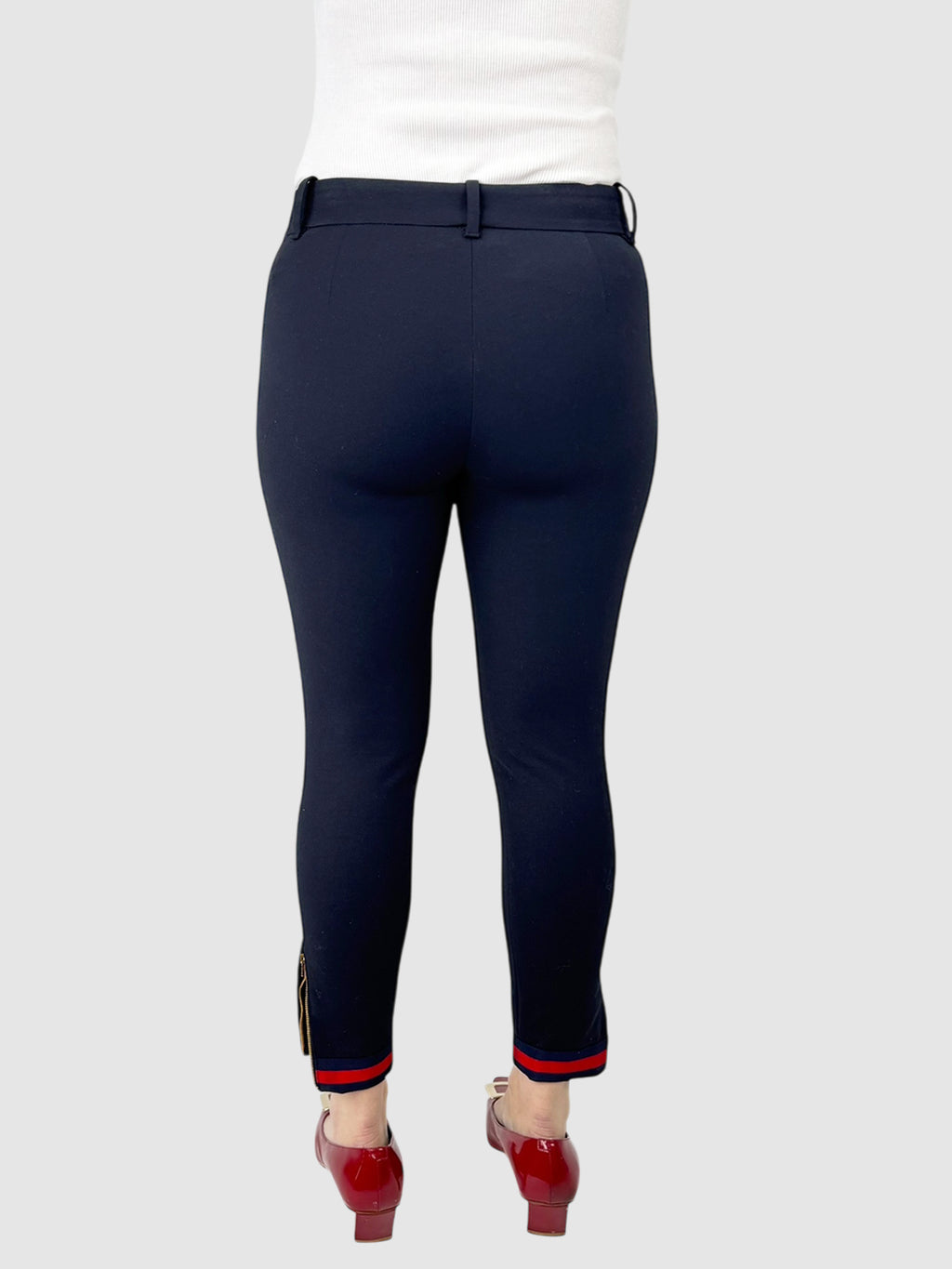 Stripe Cropped Pants