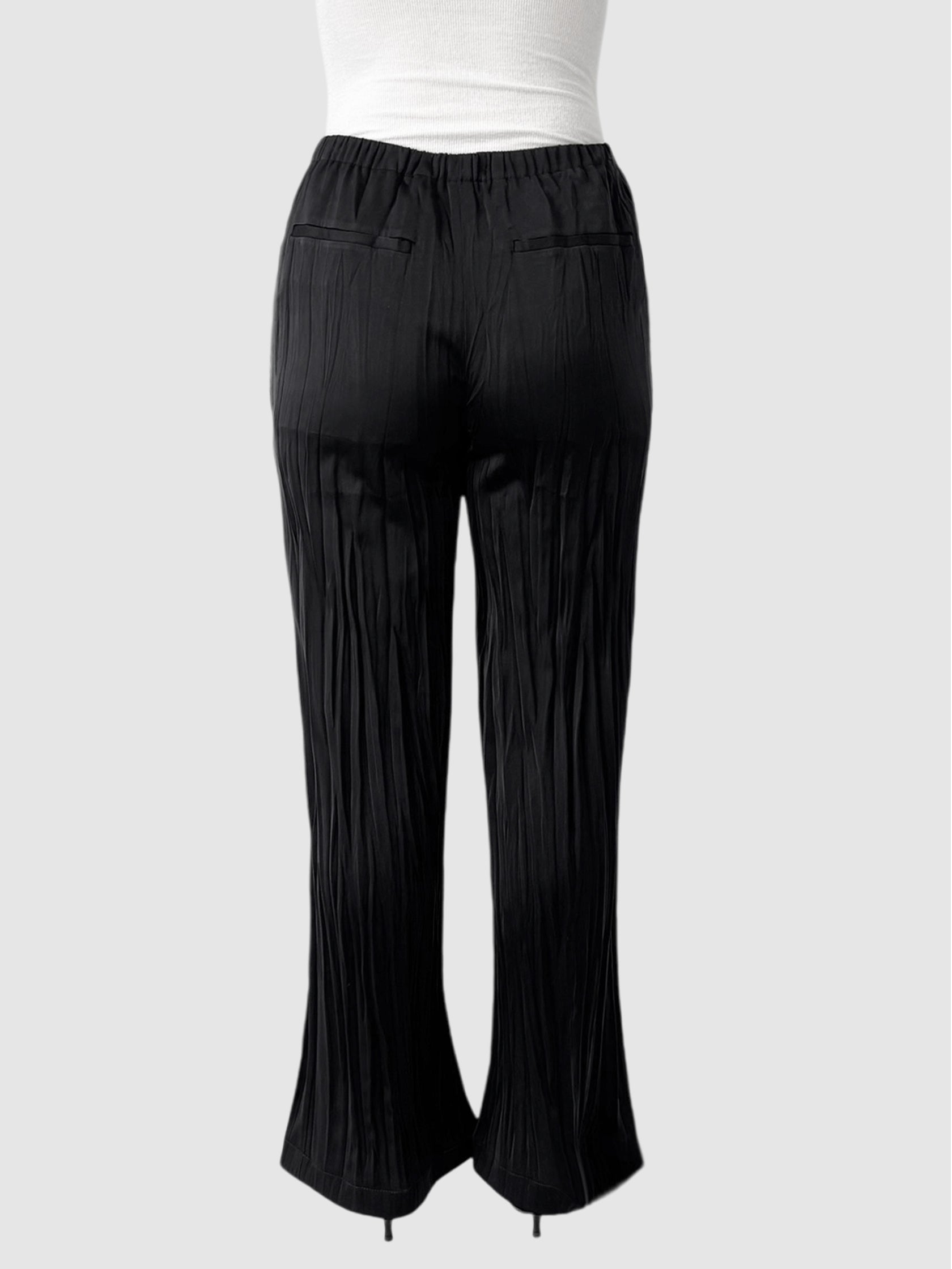 Satin Pleated Pants