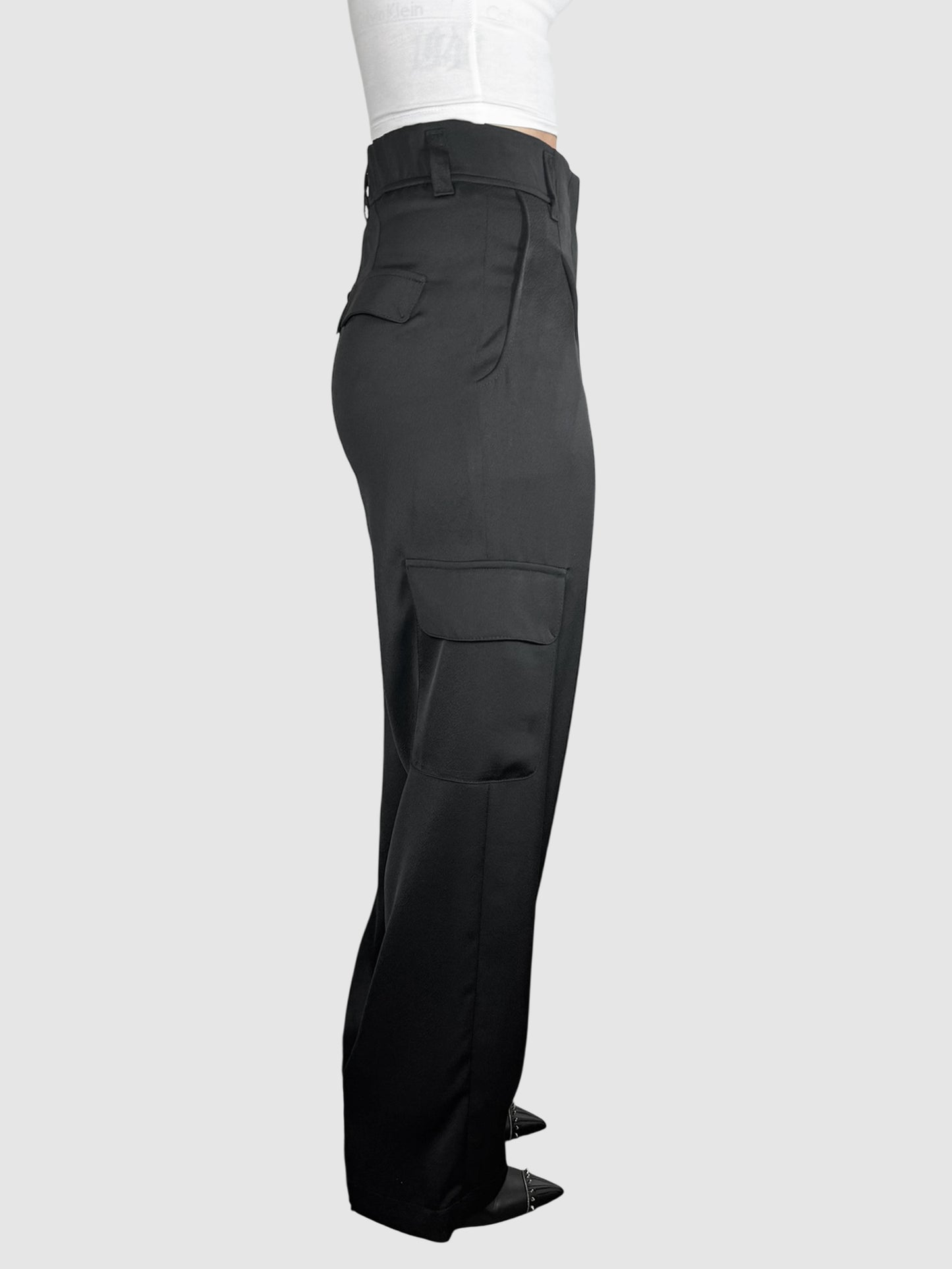 Pleated Cargo Pants