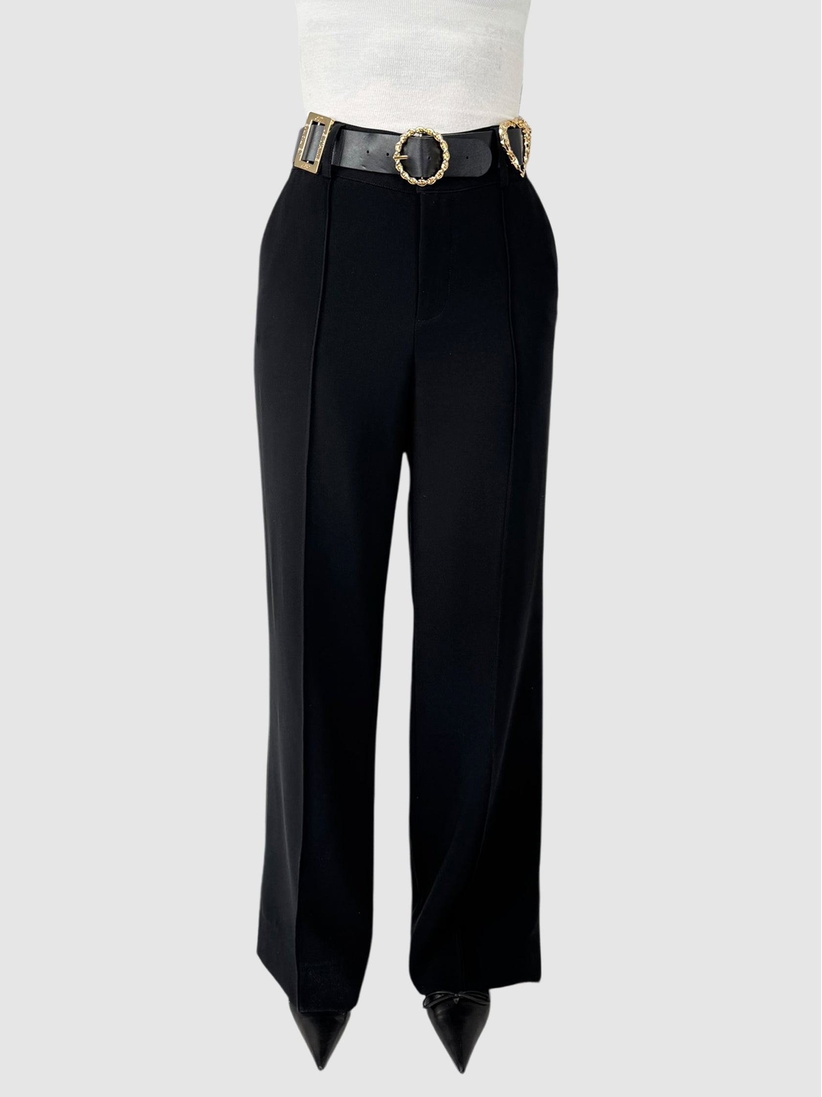 Belted Wide Leg Pants