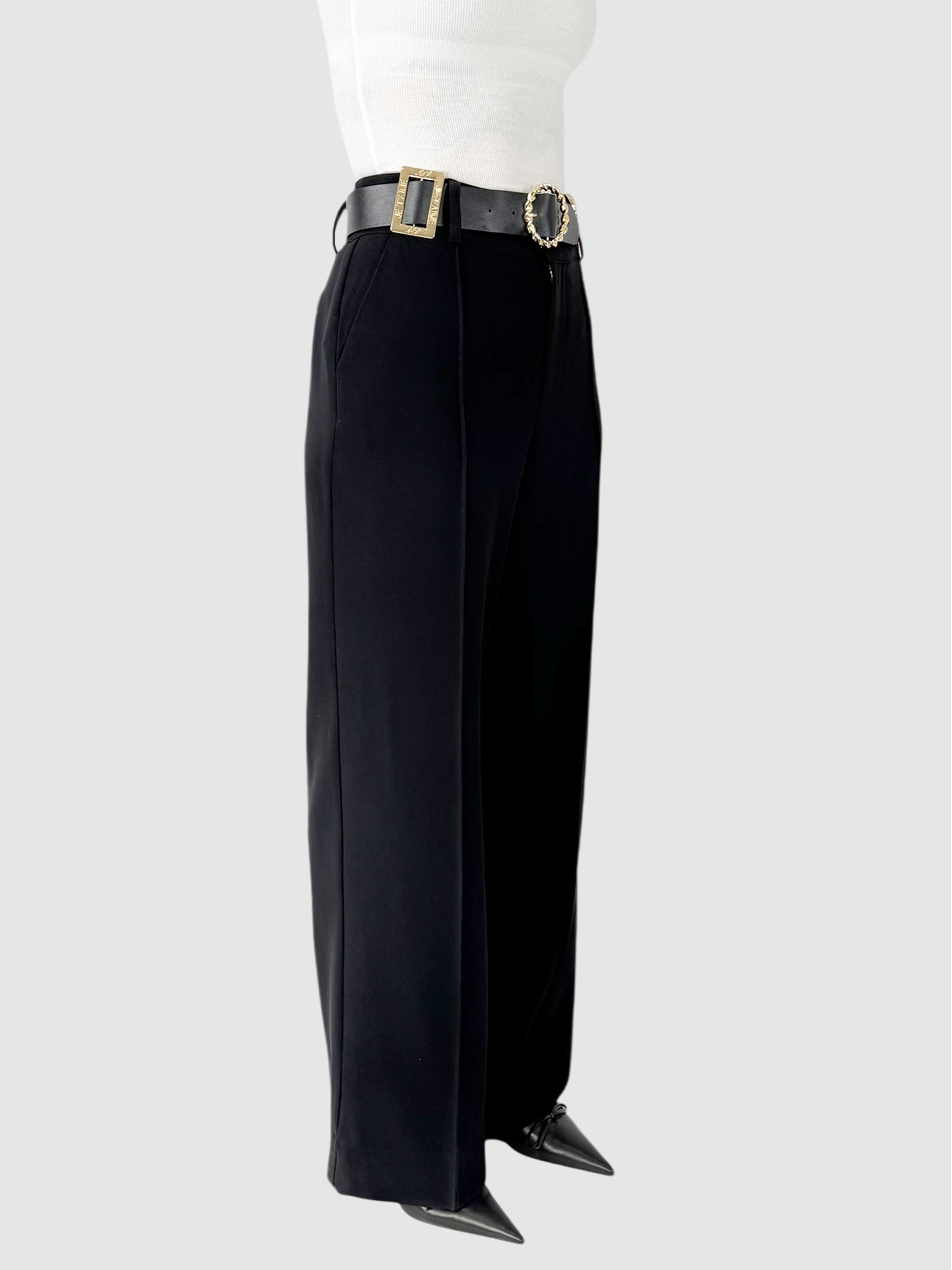 Belted Wide Leg Pants