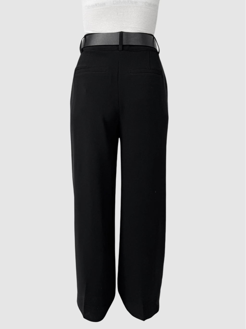Belted Wide Leg Pants