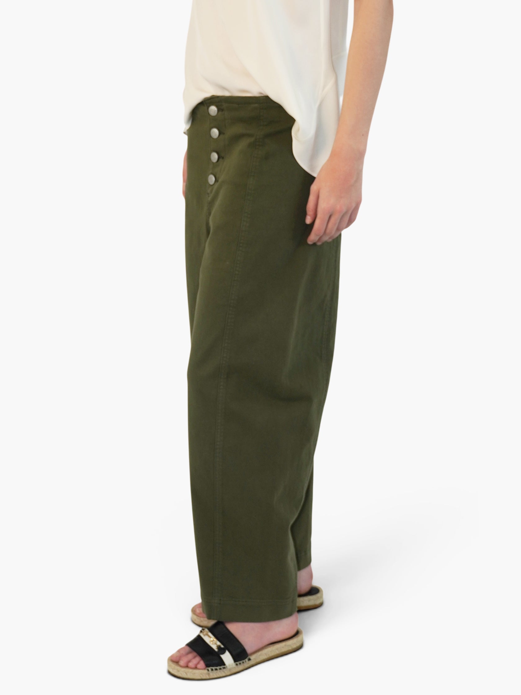 Button-Up Barrel Pants