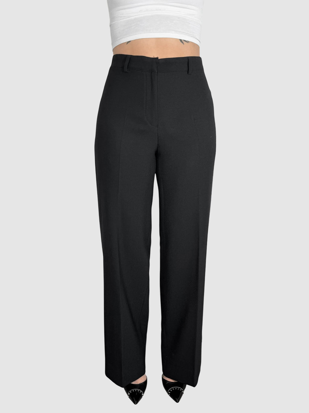 Pleated Wool Pants