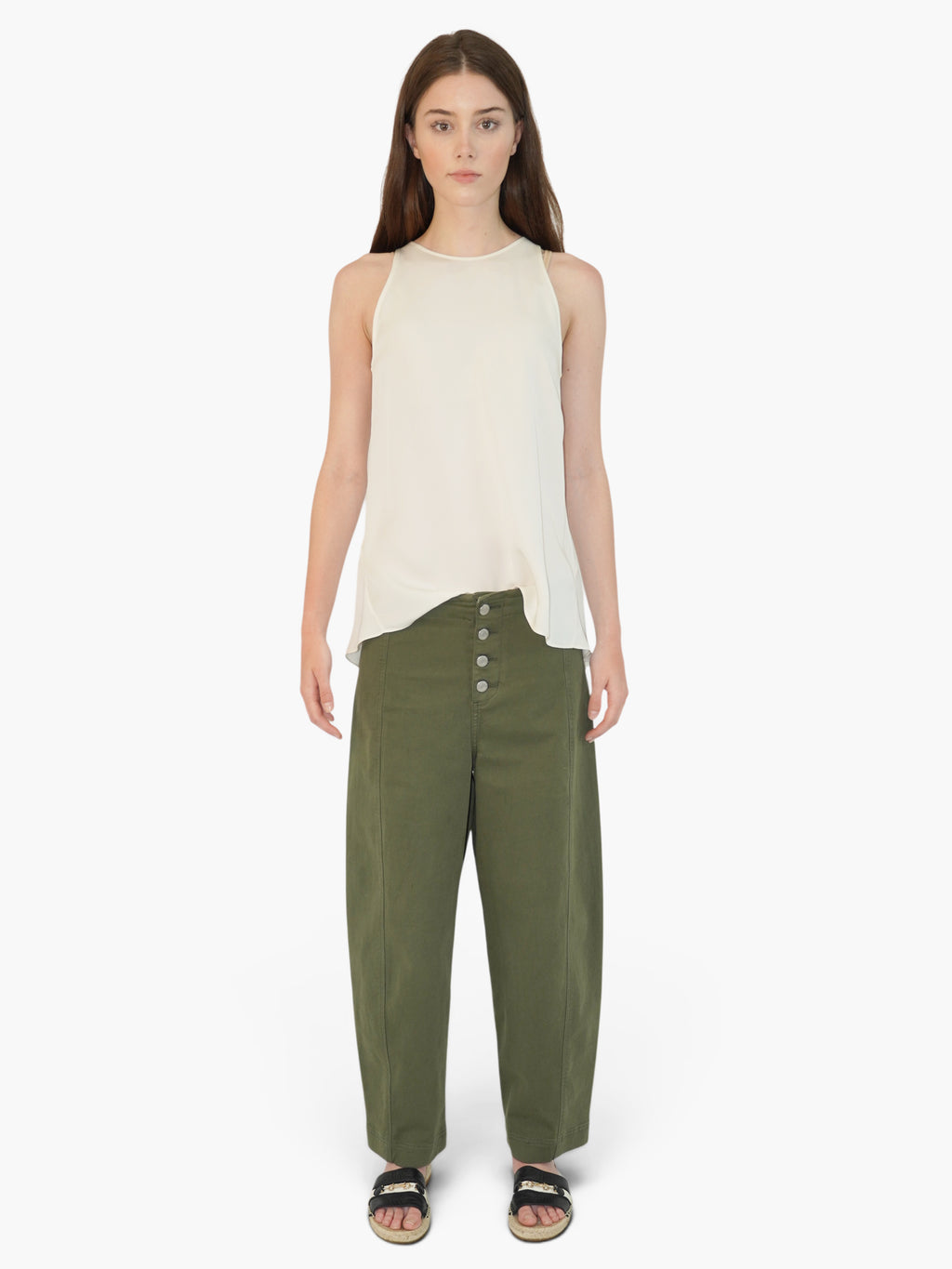 Button-Up Barrel Pants