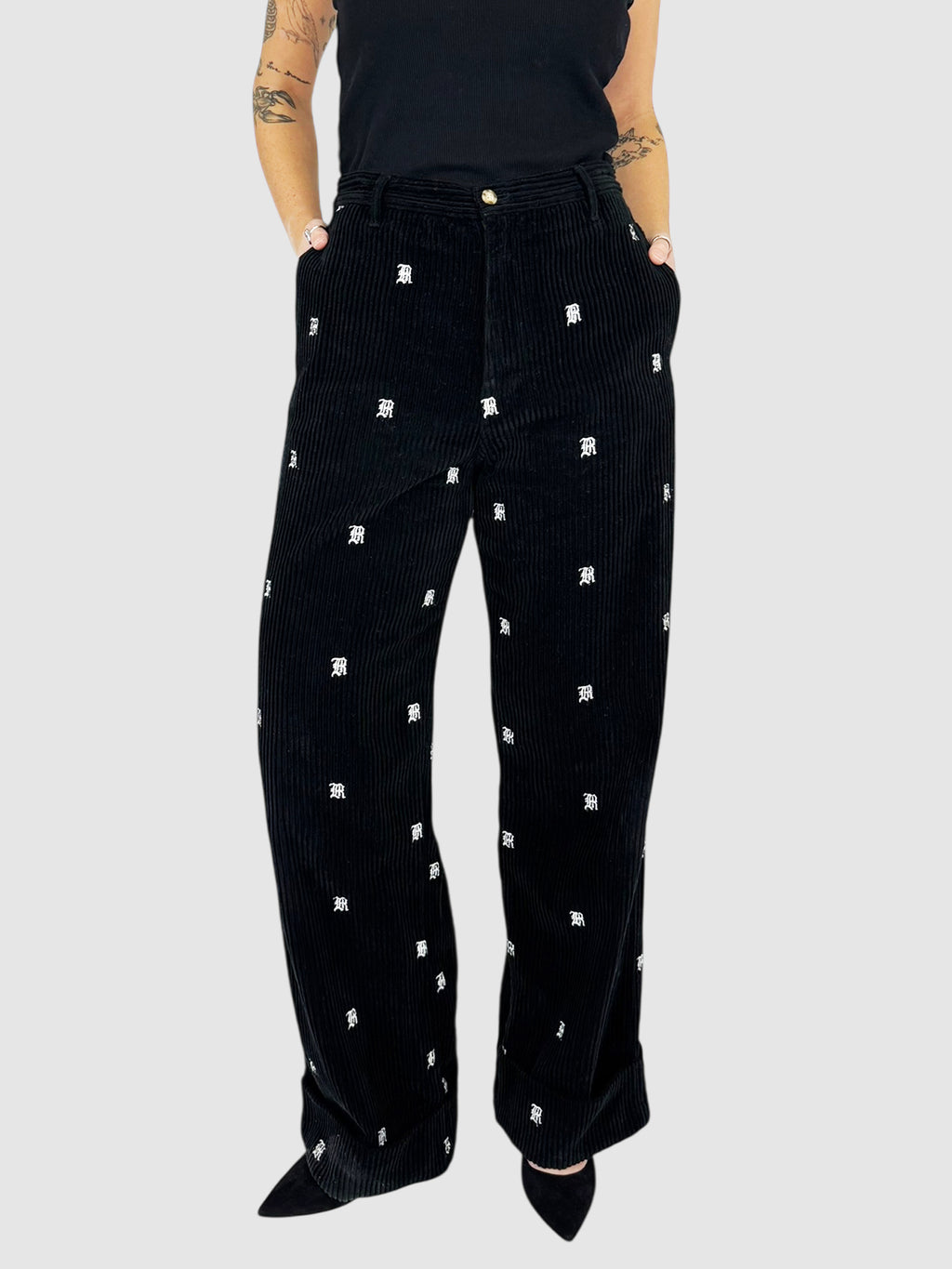 Monogram Corduroy Pants