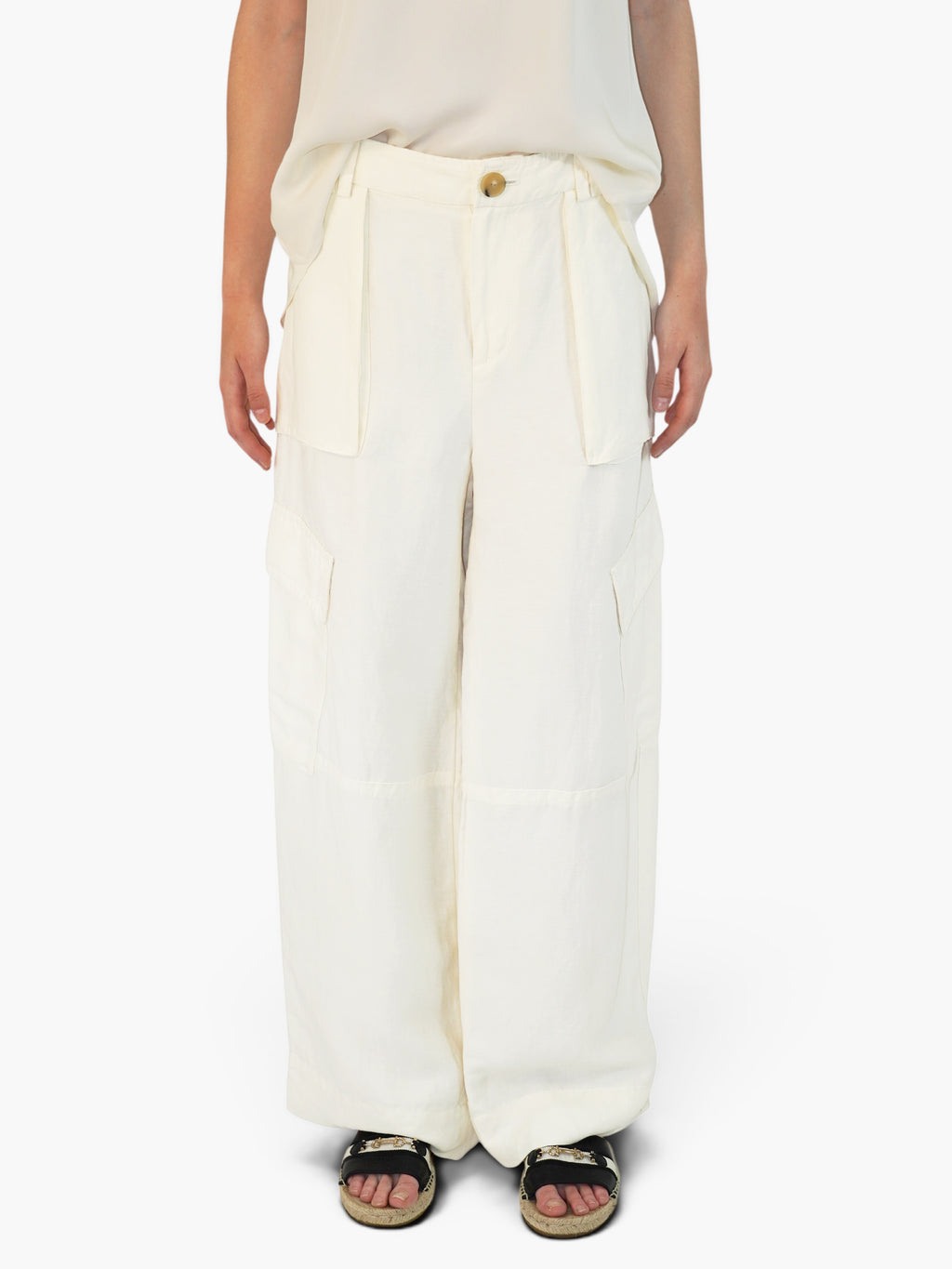 Linen Cargo Pants