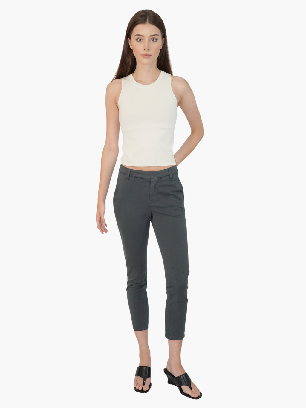 Tapered Capri Pants