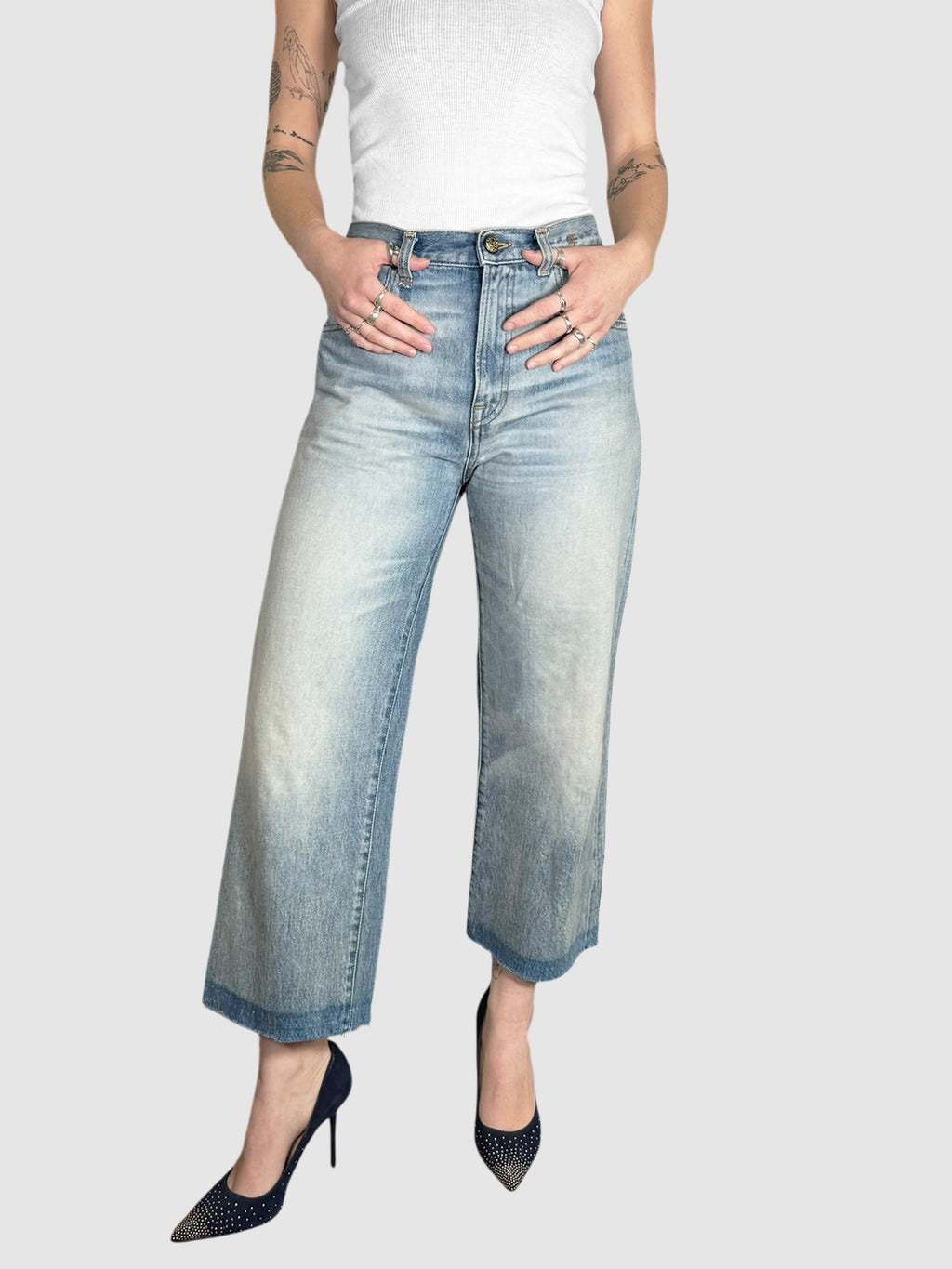 Colourblock Jeans