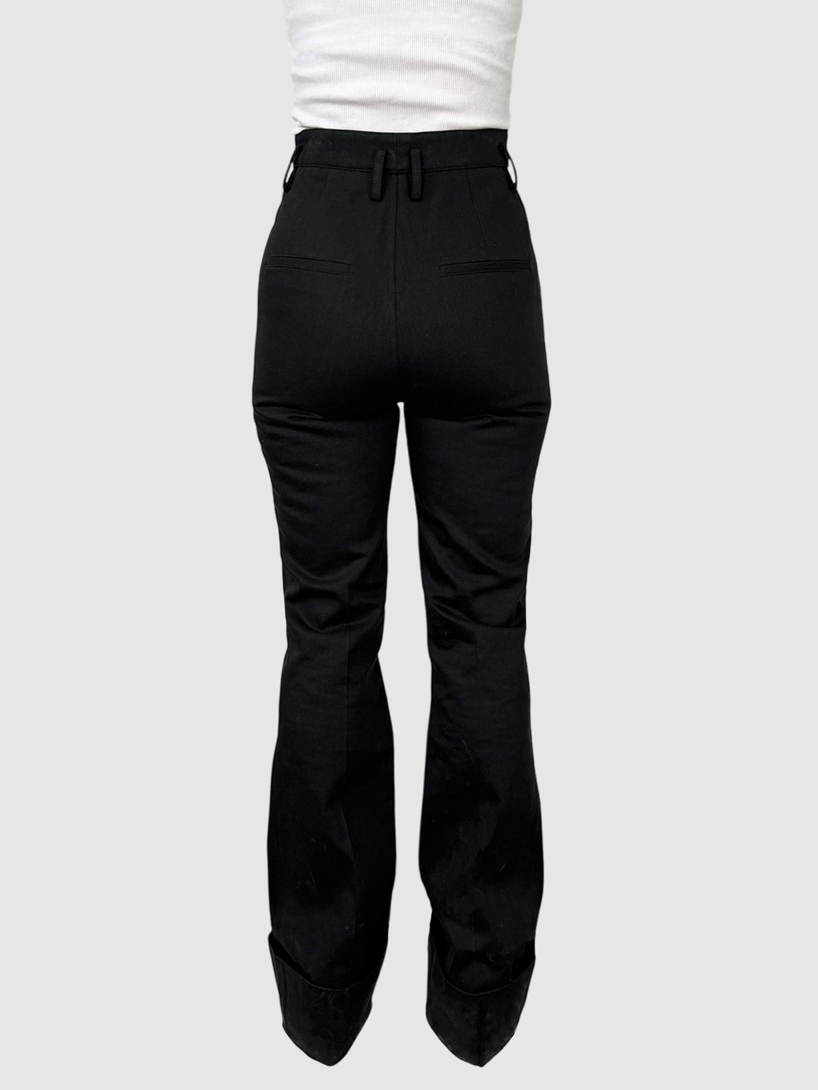 Pleated Seamed Pants