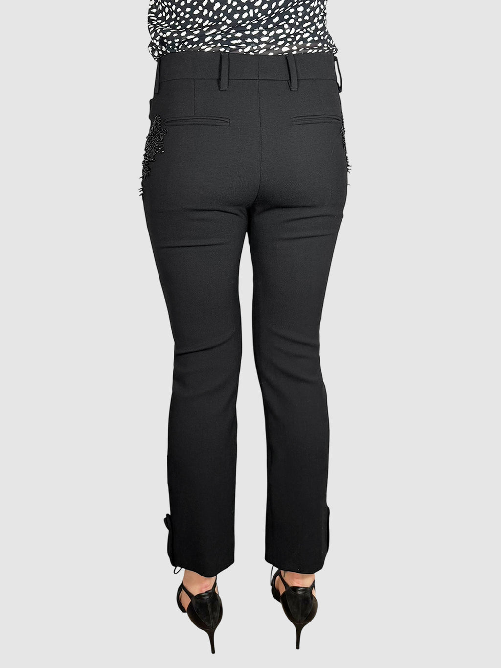 Embroidered Dress Pants