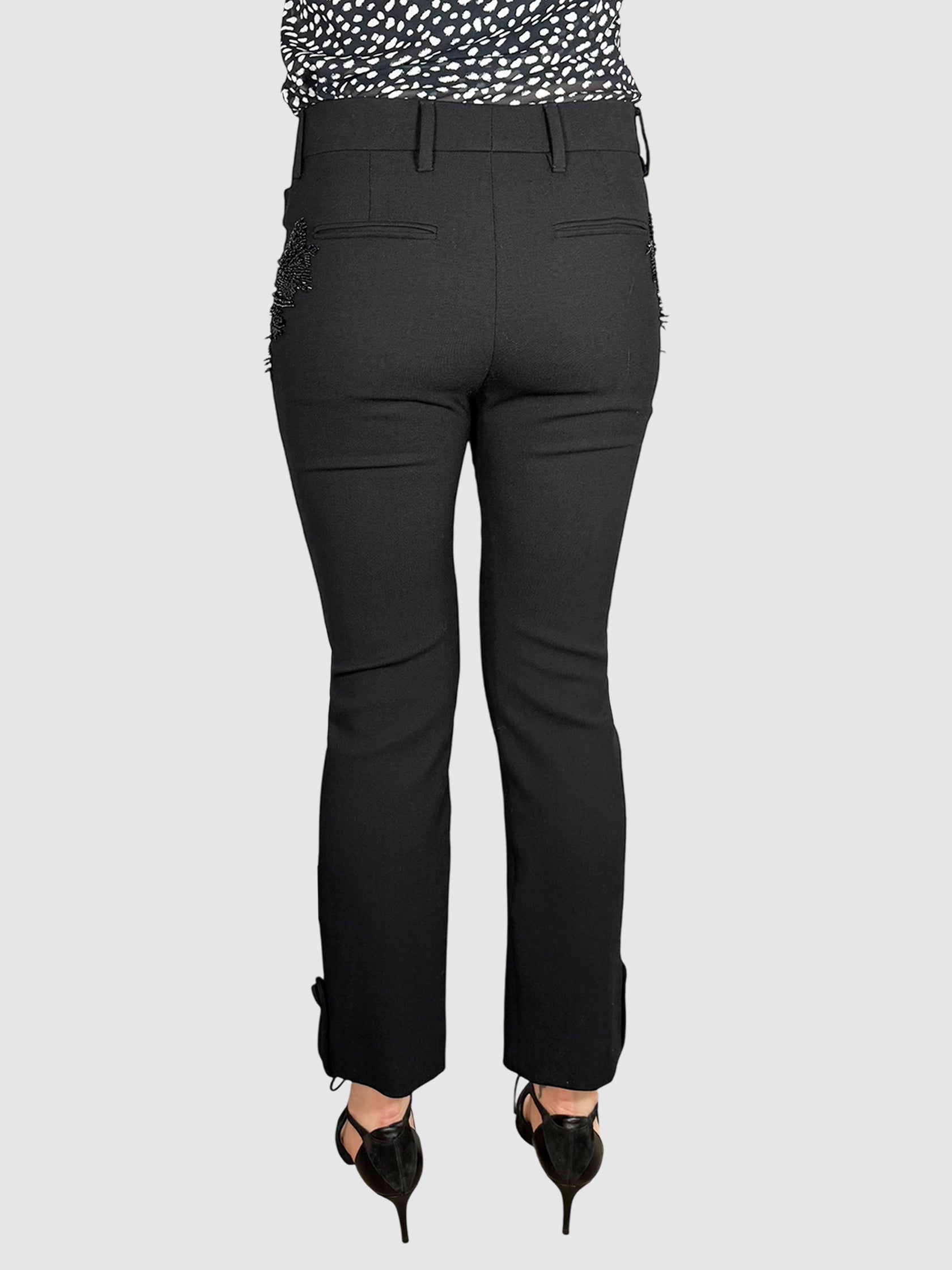 Embroidered Dress Pants