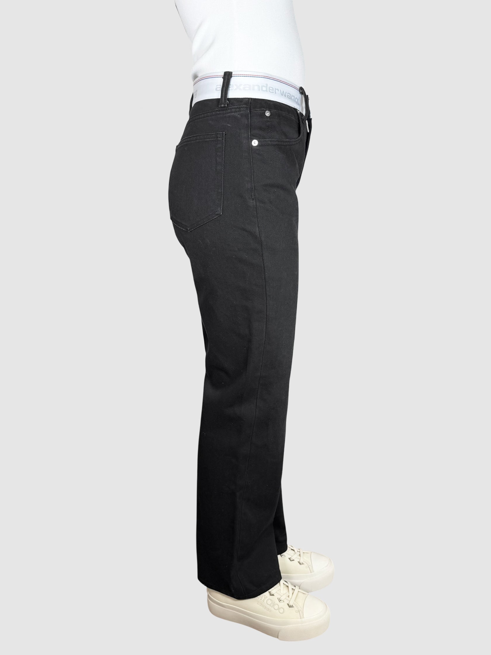 Logo Waistband Jeans