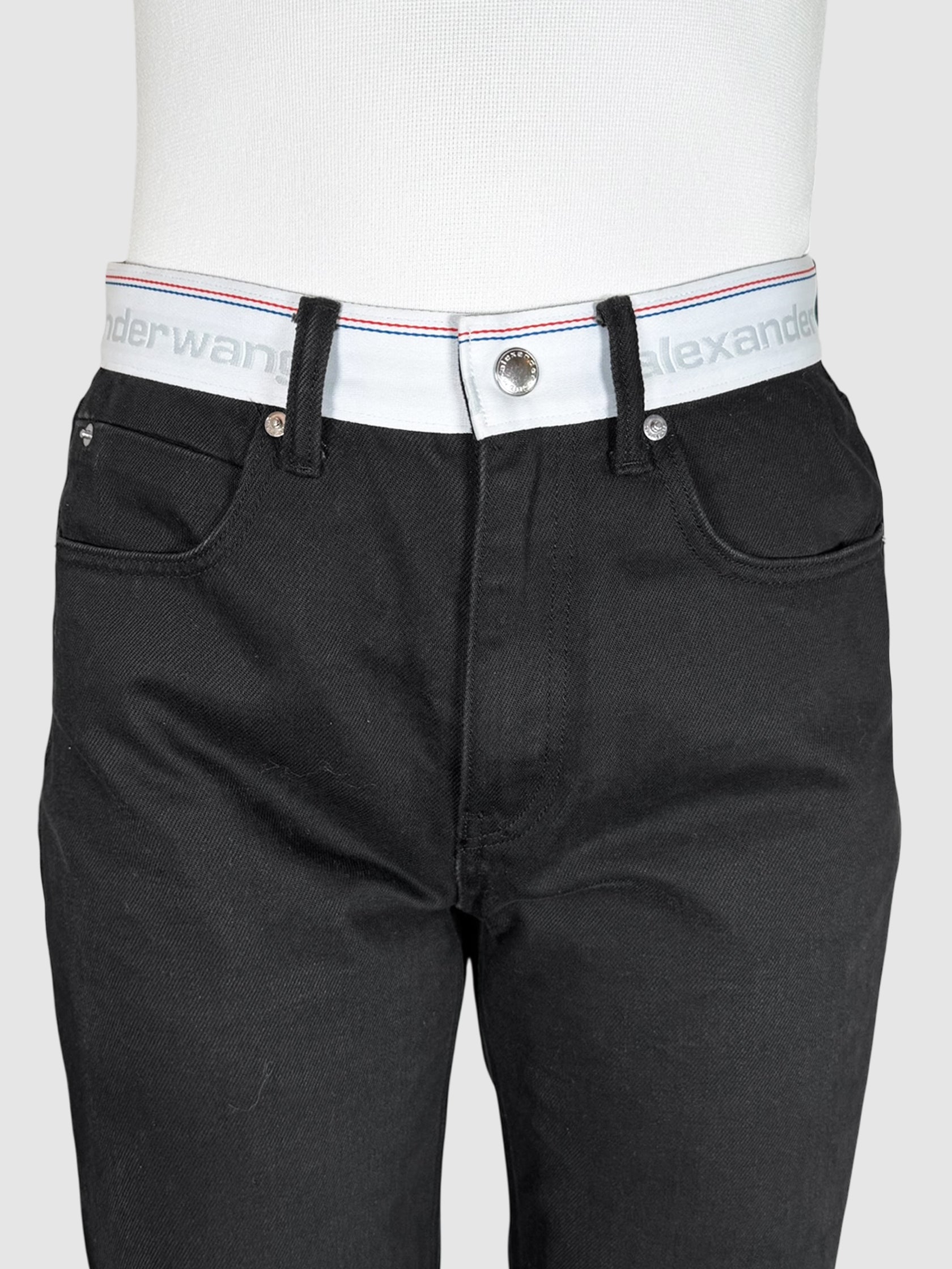 Logo Waistband Jeans