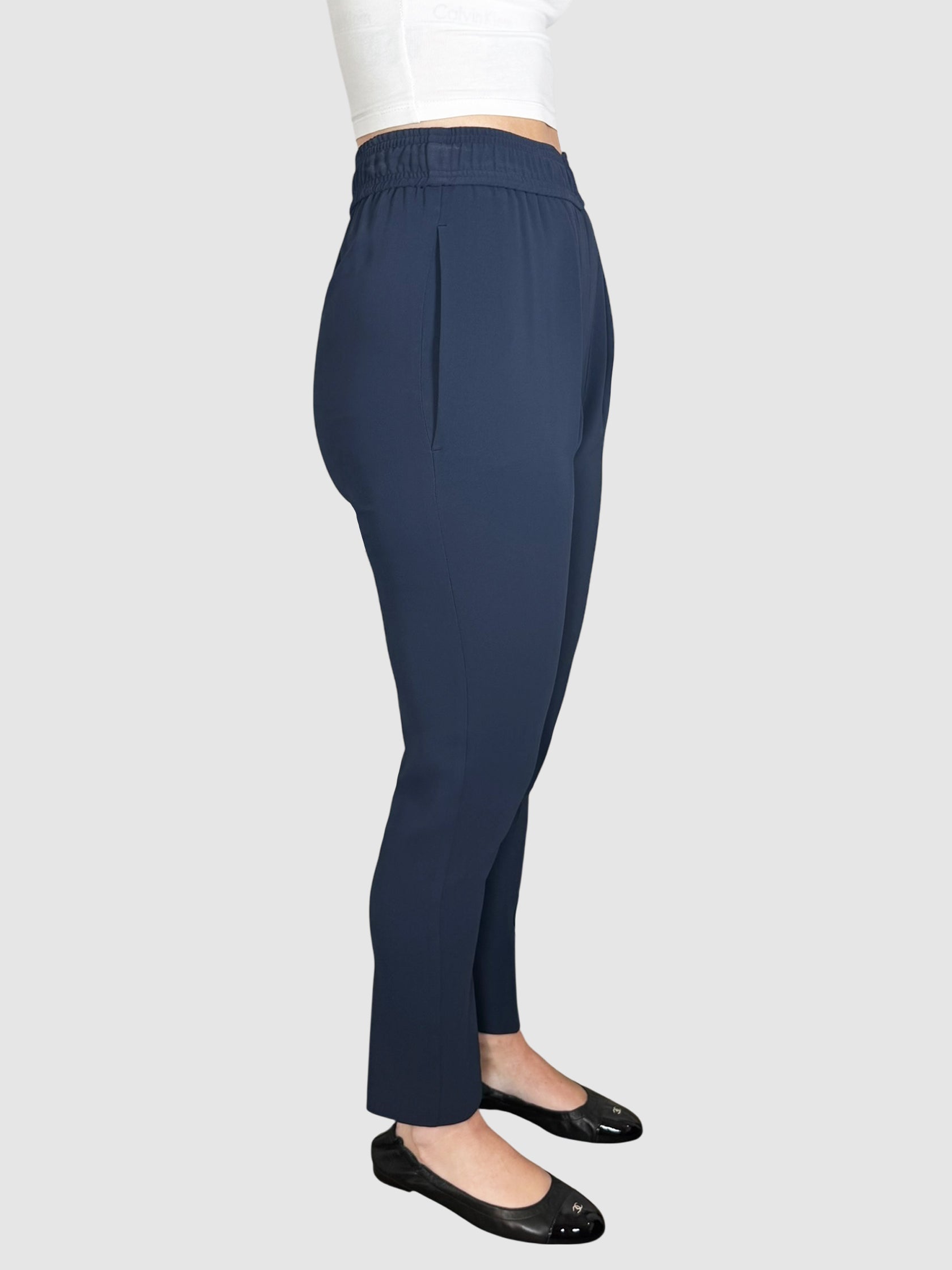 Pleated Elasticized Pants