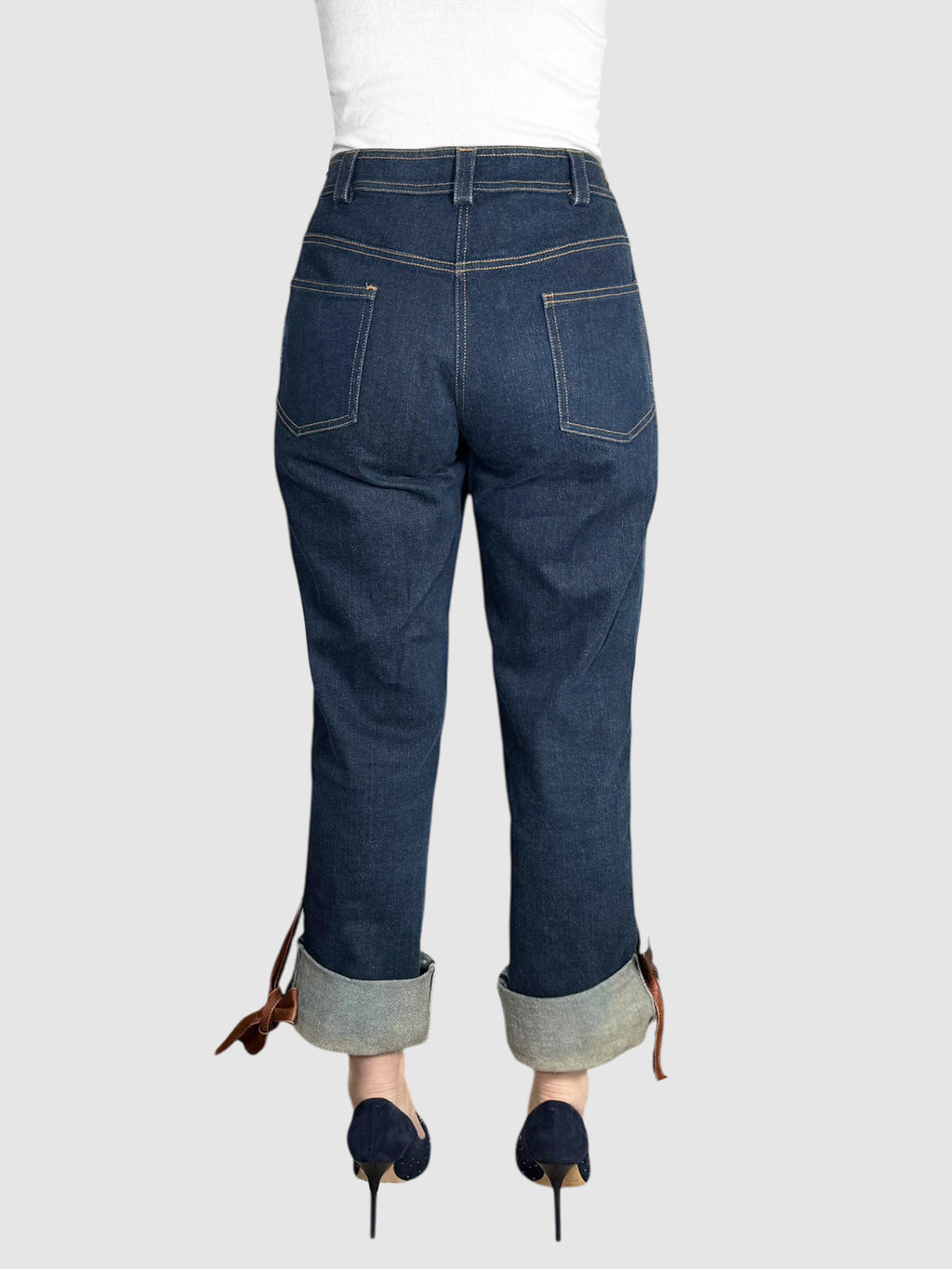 2005 Leather Trim Jeans