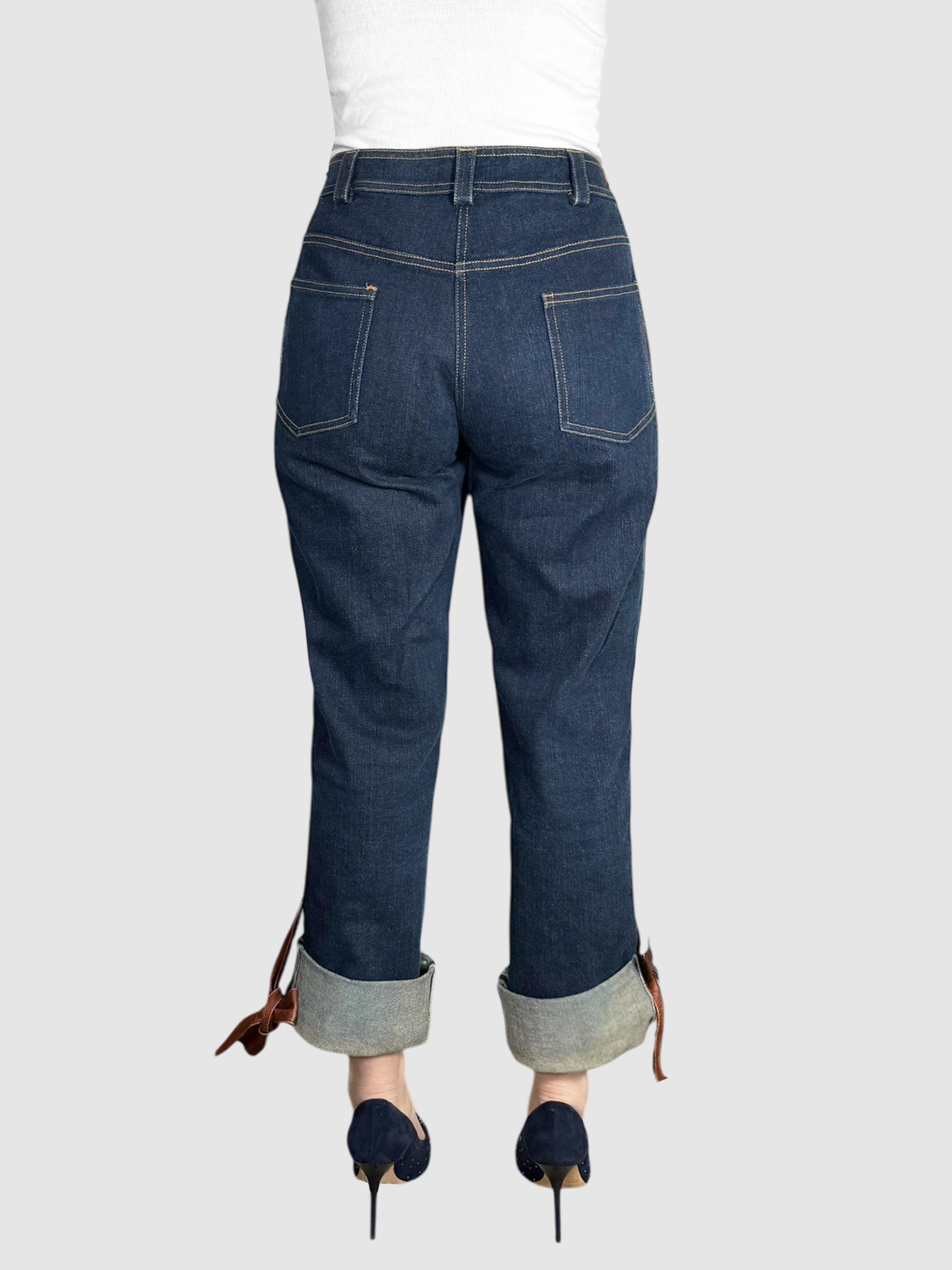 2005 Leather Trim Jeans