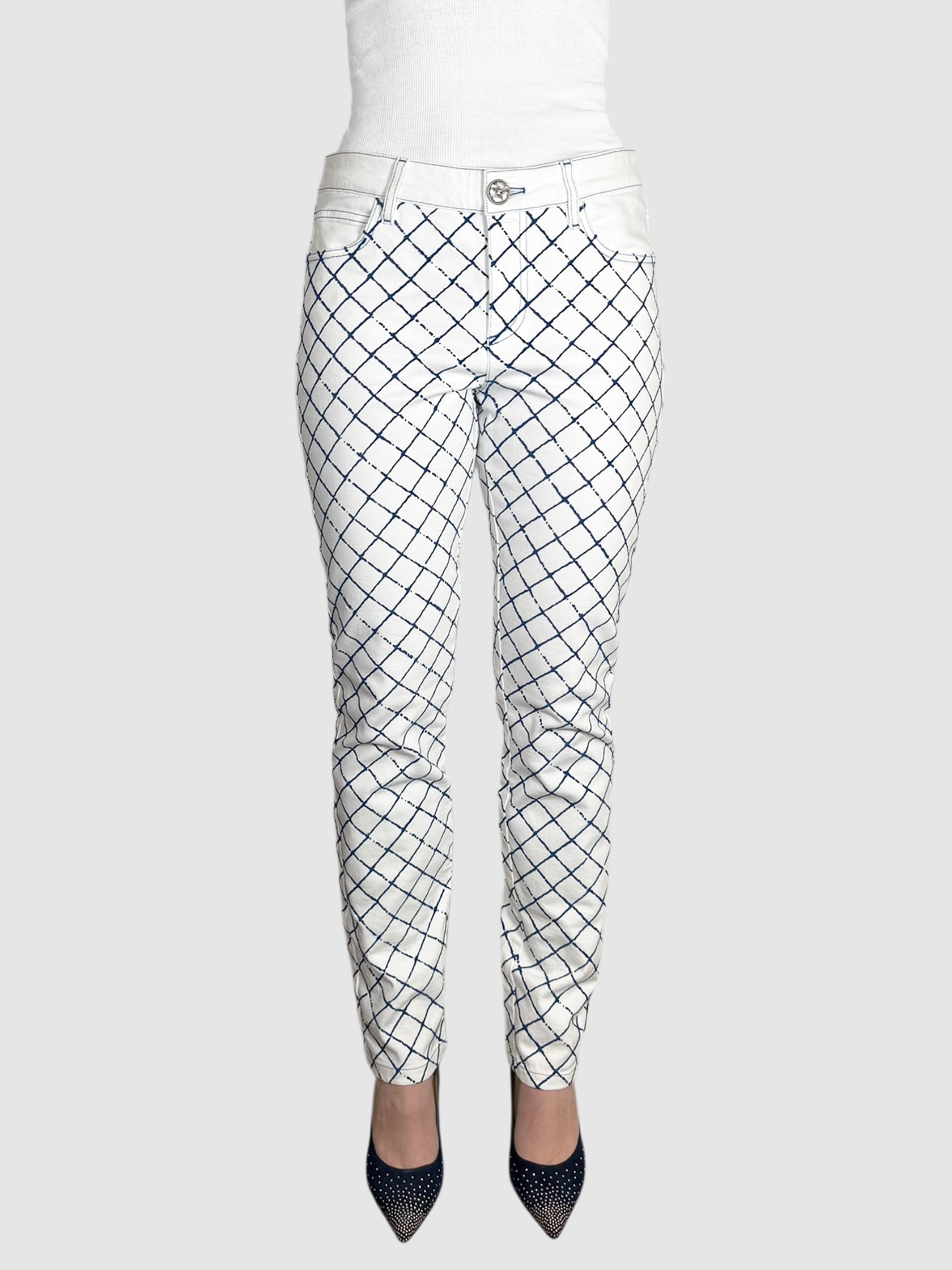 Check Print Pants