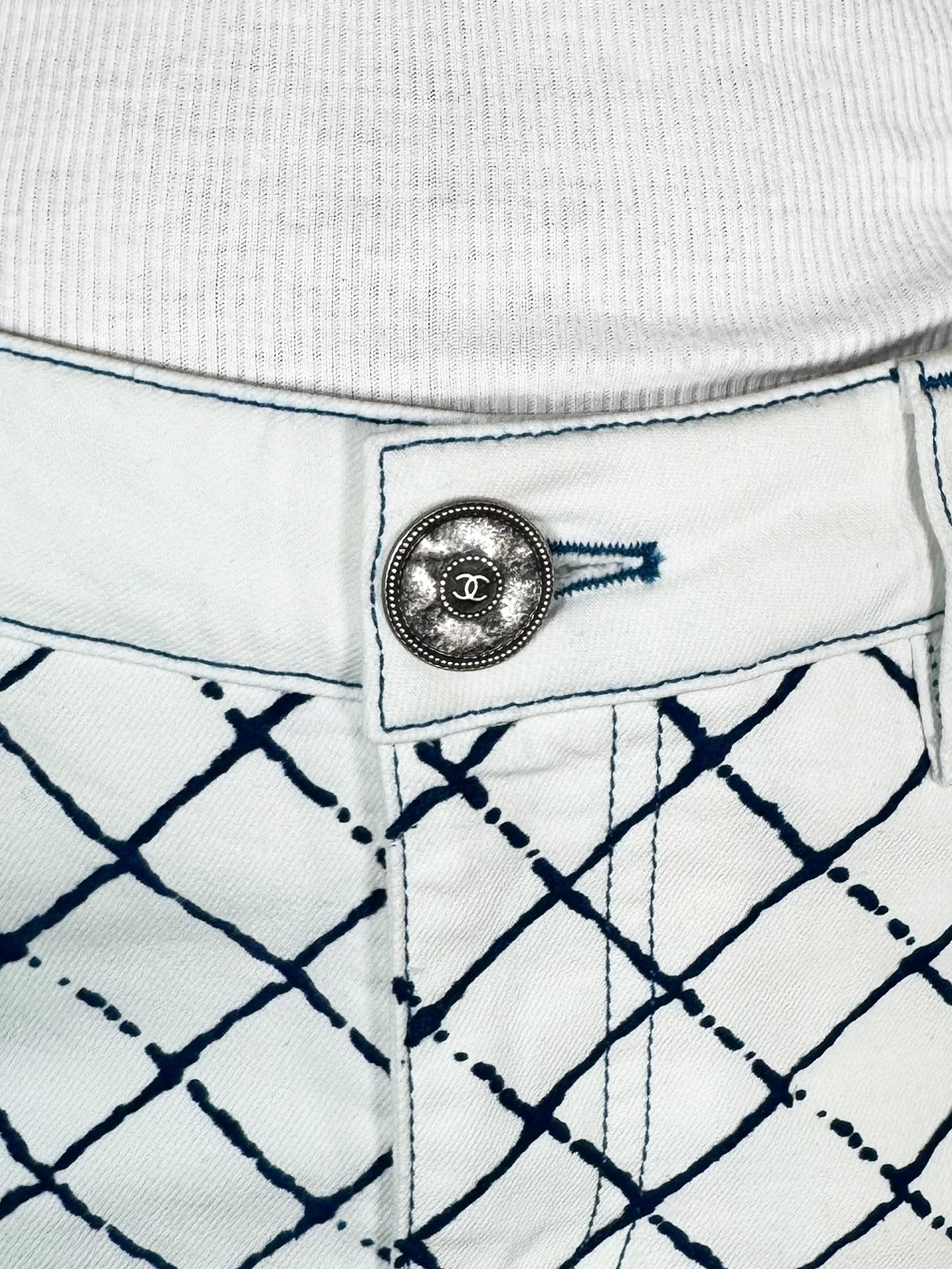 Check Print Pants