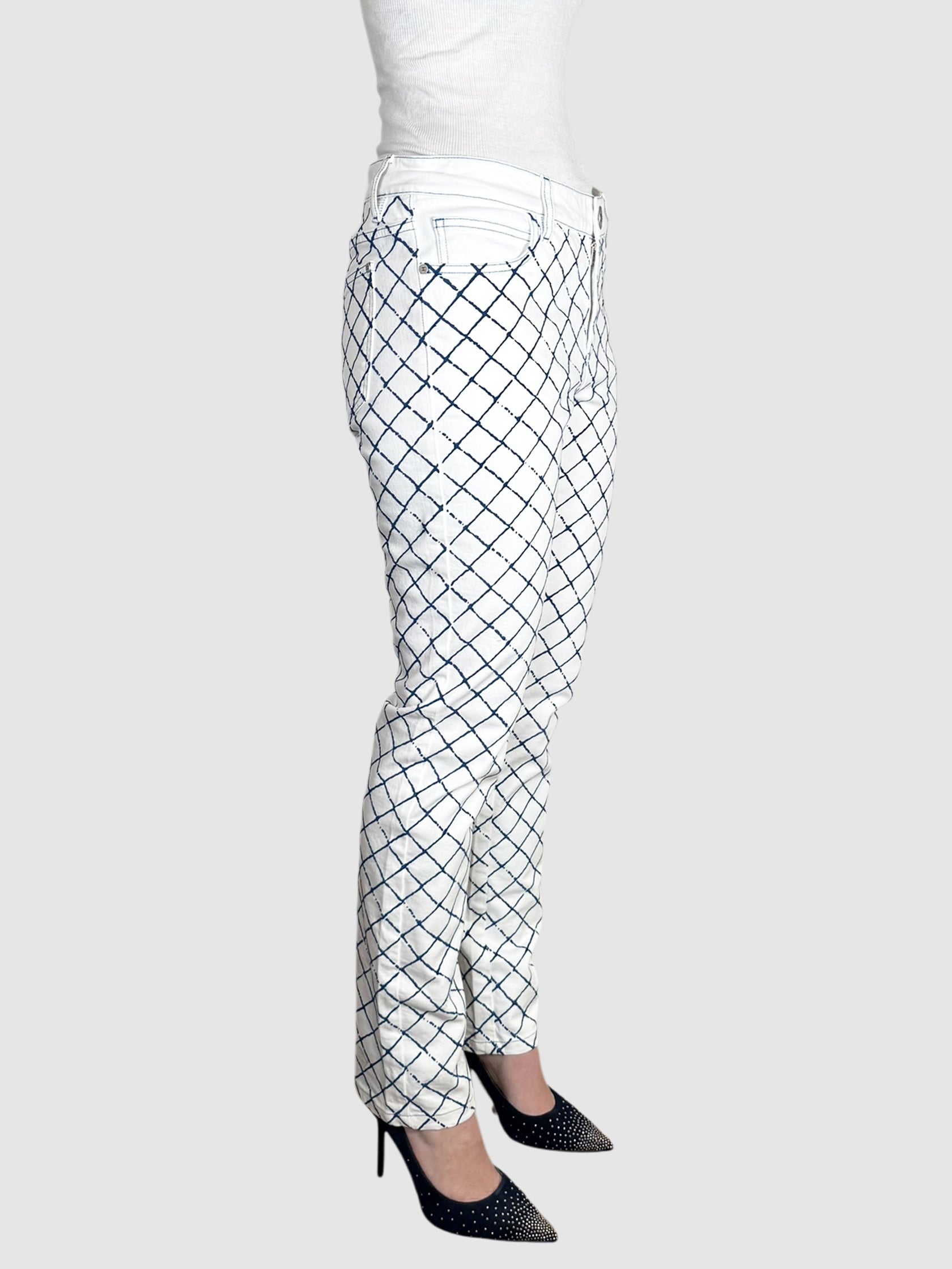 Check Print Pants