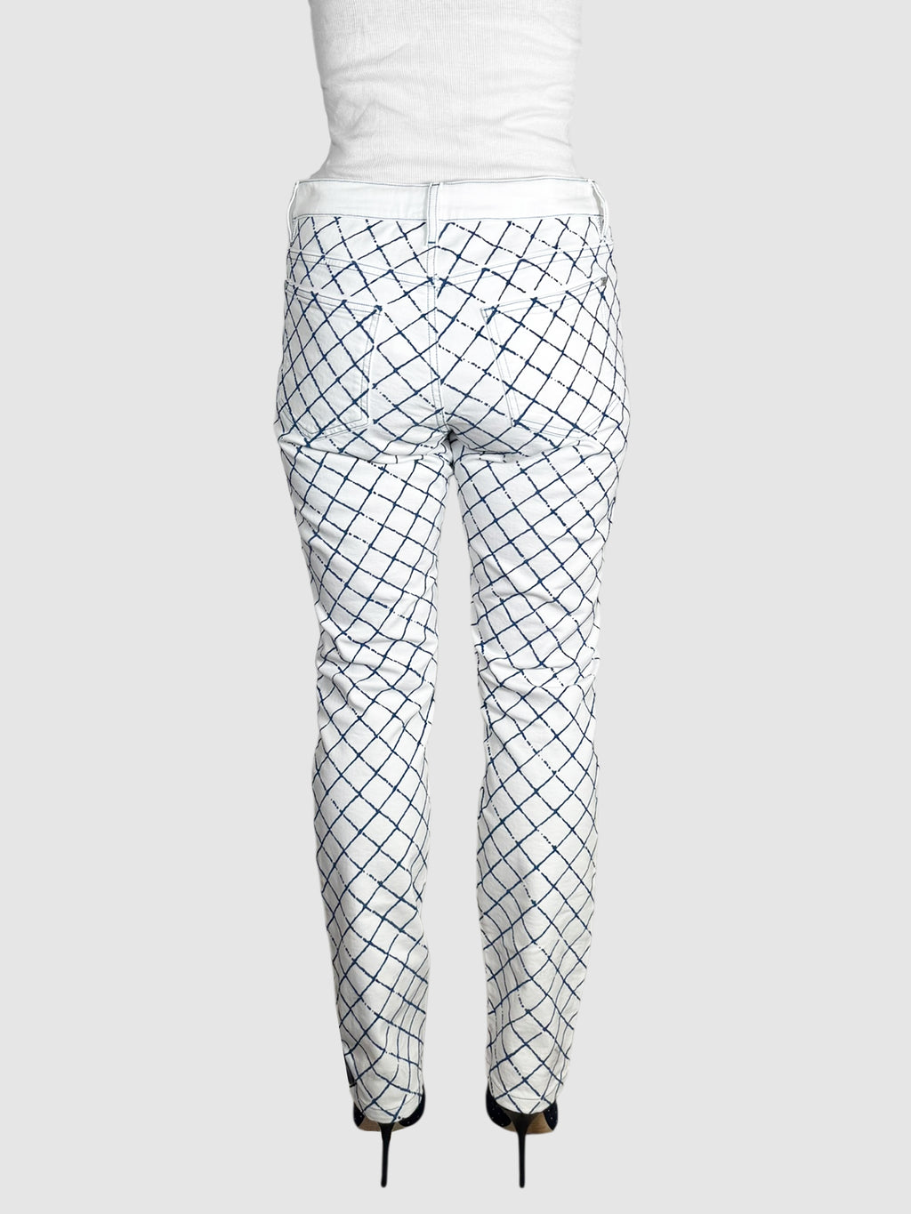 Check Print Pants