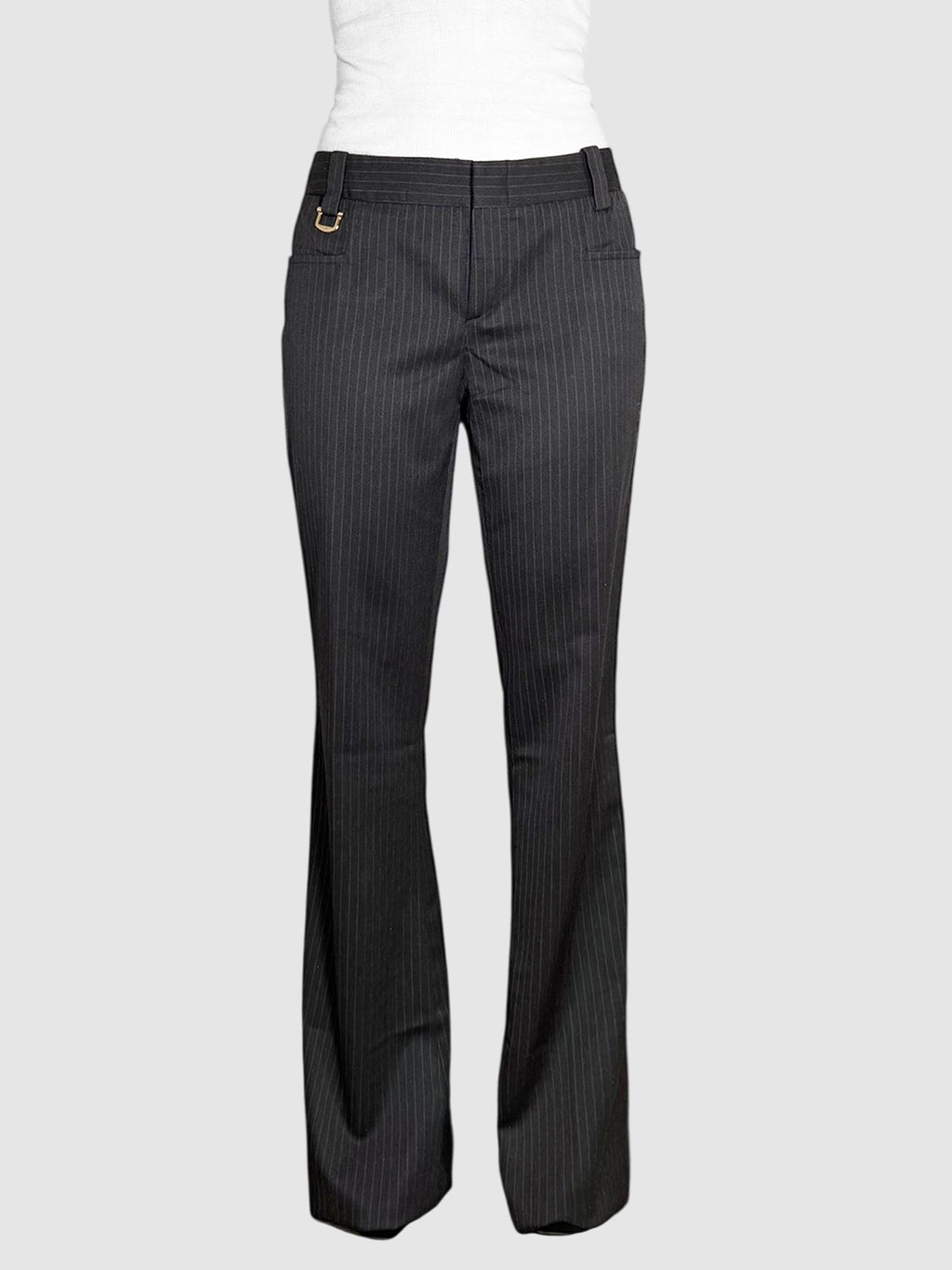 Pinstripe Horsebit Pants
