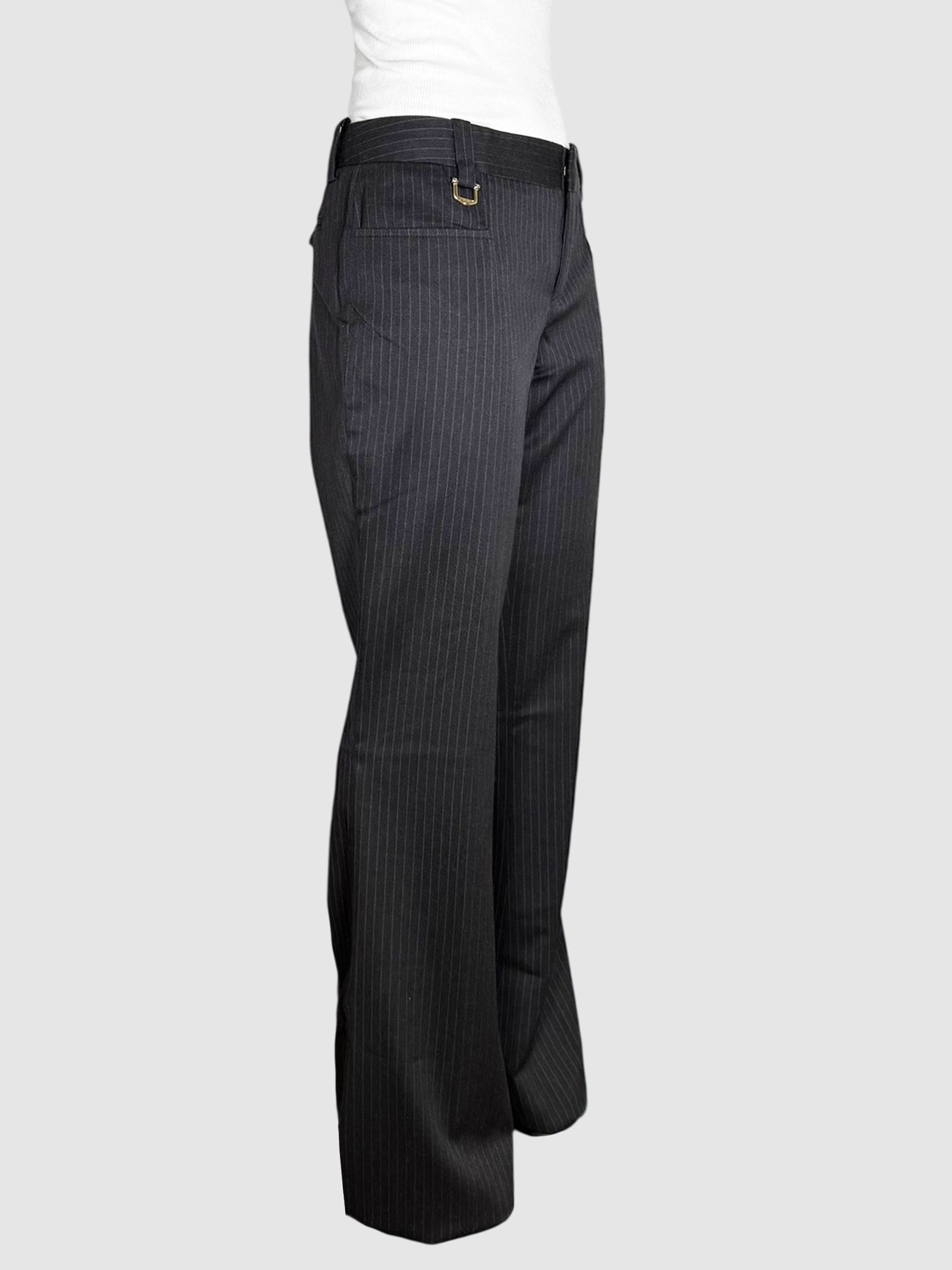 Pinstripe Horsebit Pants