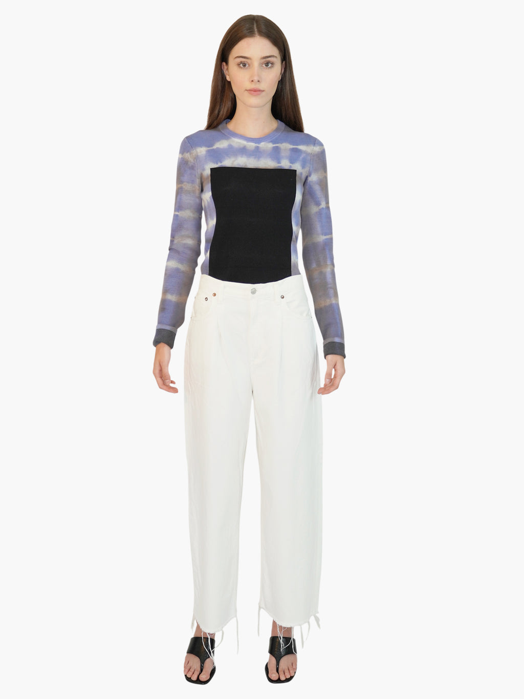 Raw Hem Jeans