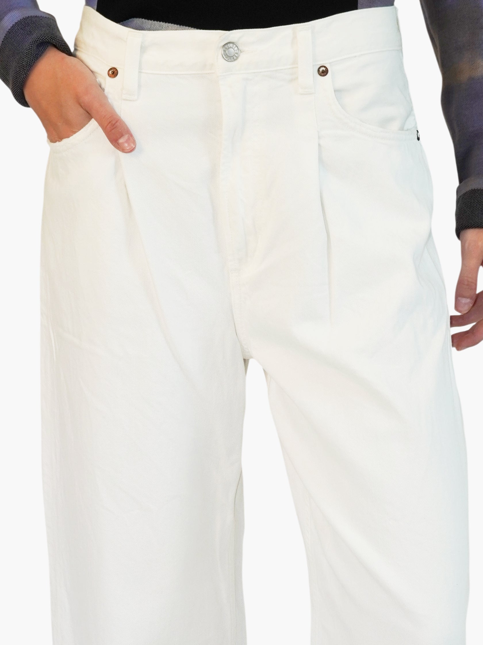 Raw Hem Jeans
