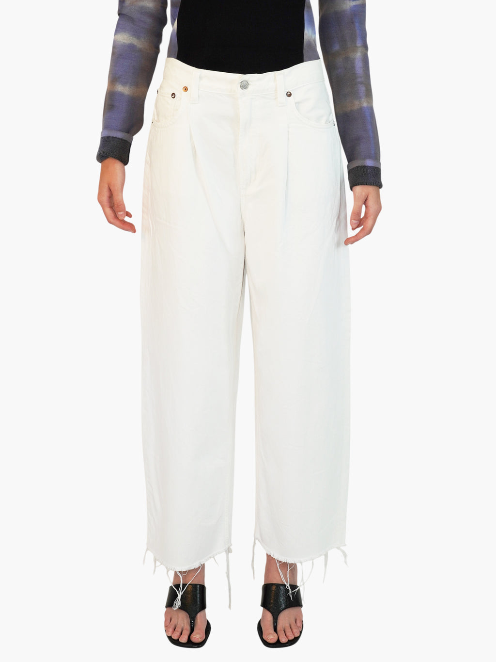 Raw Hem Jeans