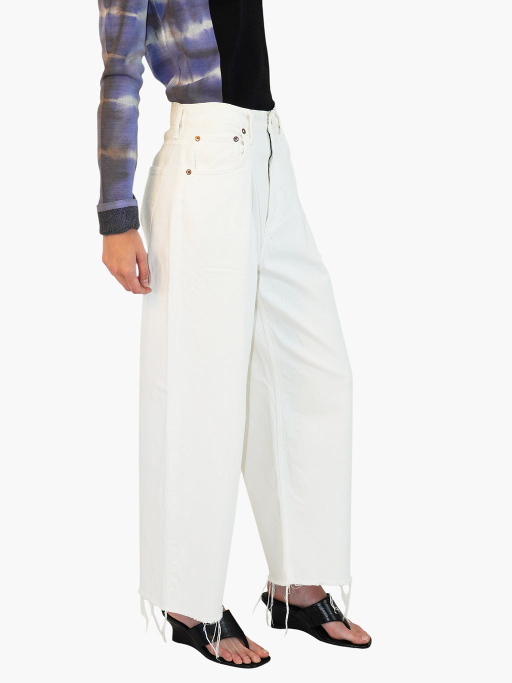 Raw Hem Jeans