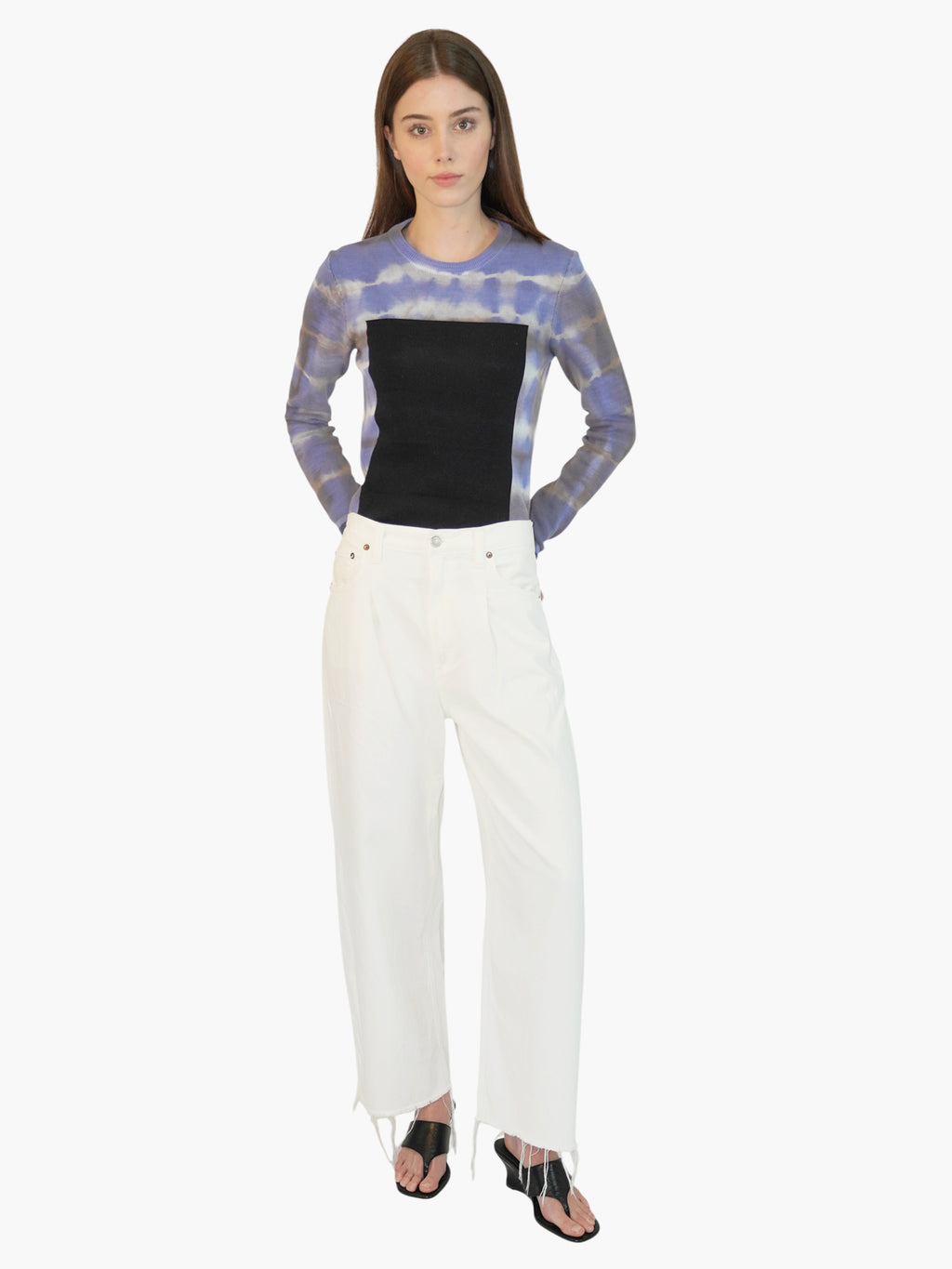 Raw Hem Jeans