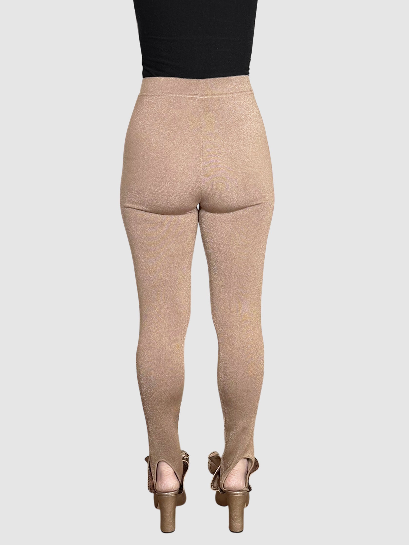 Metallic Stirrup Leggings