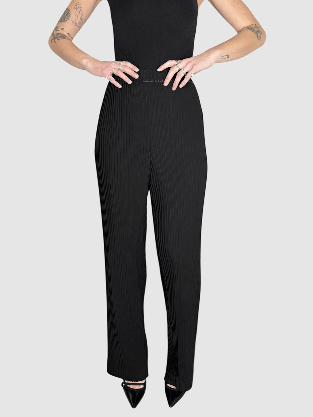 Pleated Pants