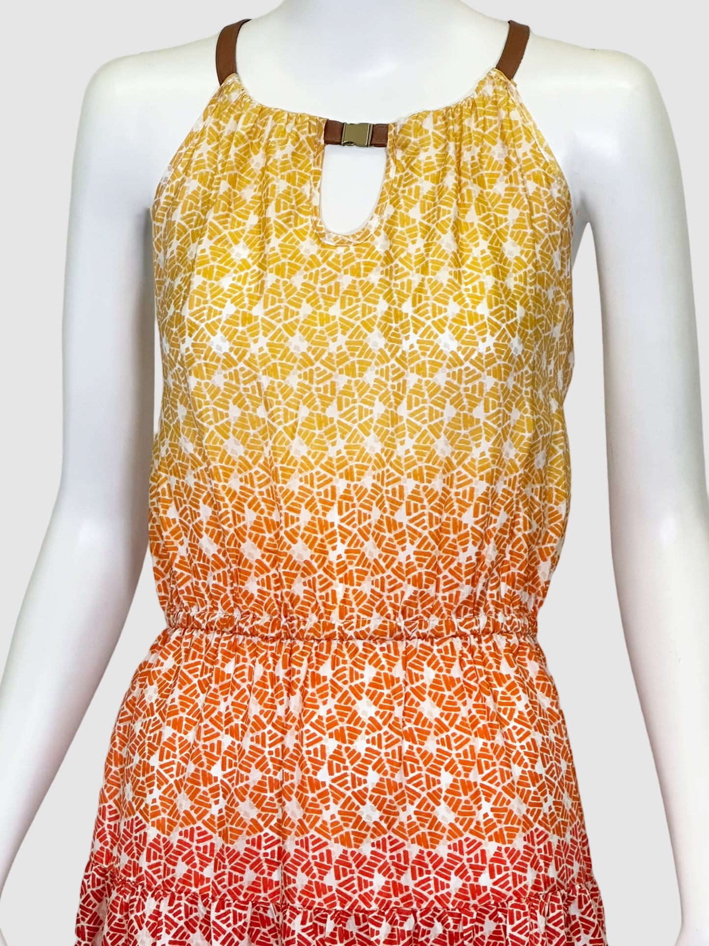 Cynthia Stuff Printed Ombre Maxi Dress - Size 8