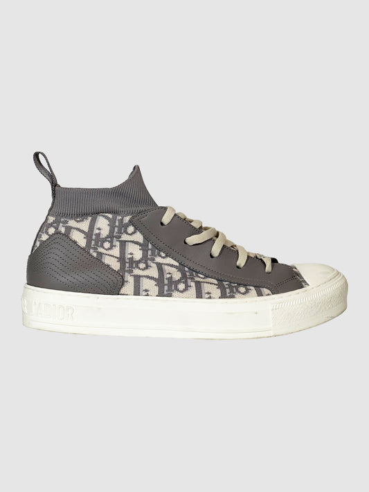 Christian Dior Monogram High Top Sneakers - Size 39
