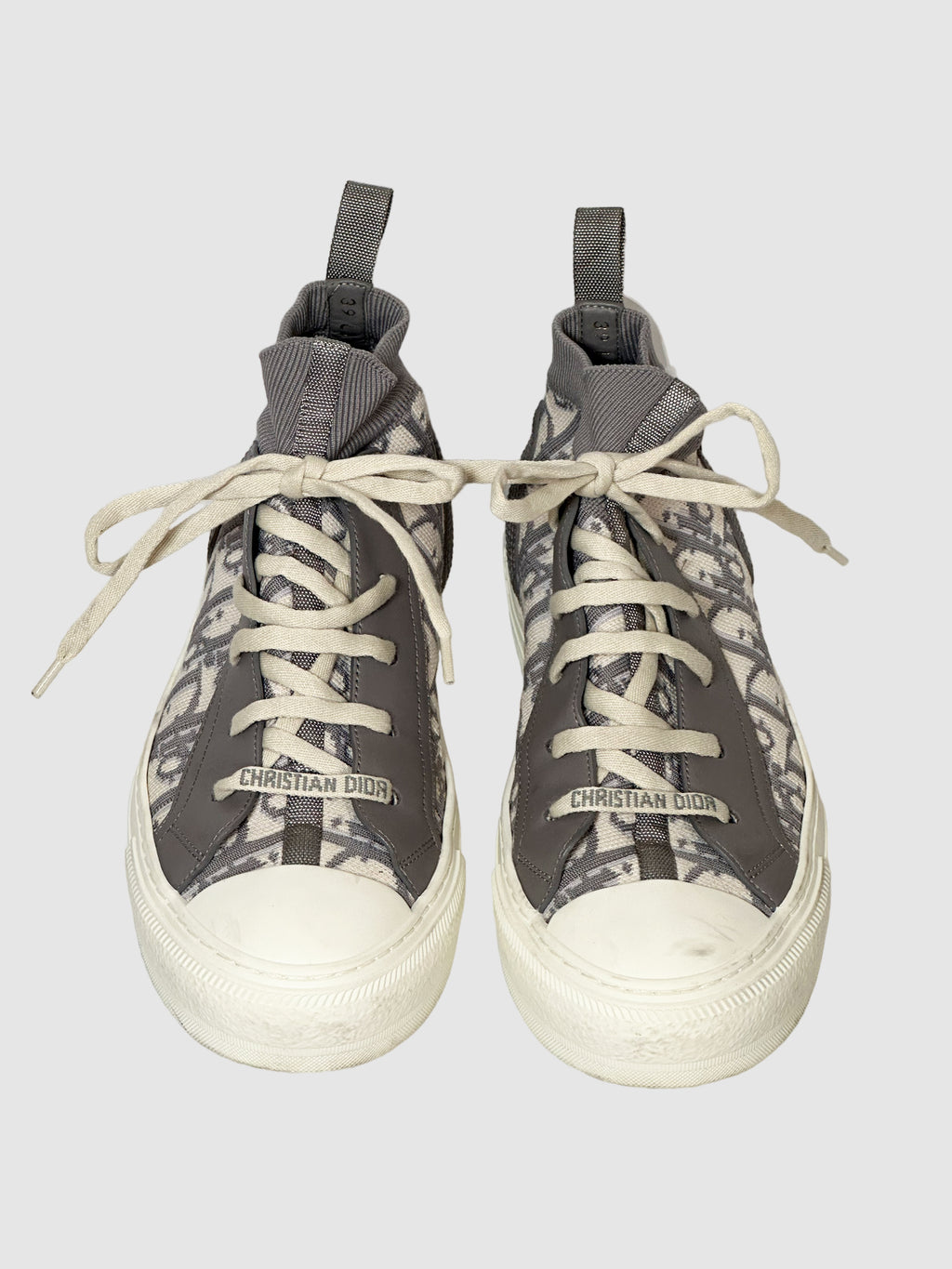 Christian Dior Monogram High Top Sneakers - Size 39