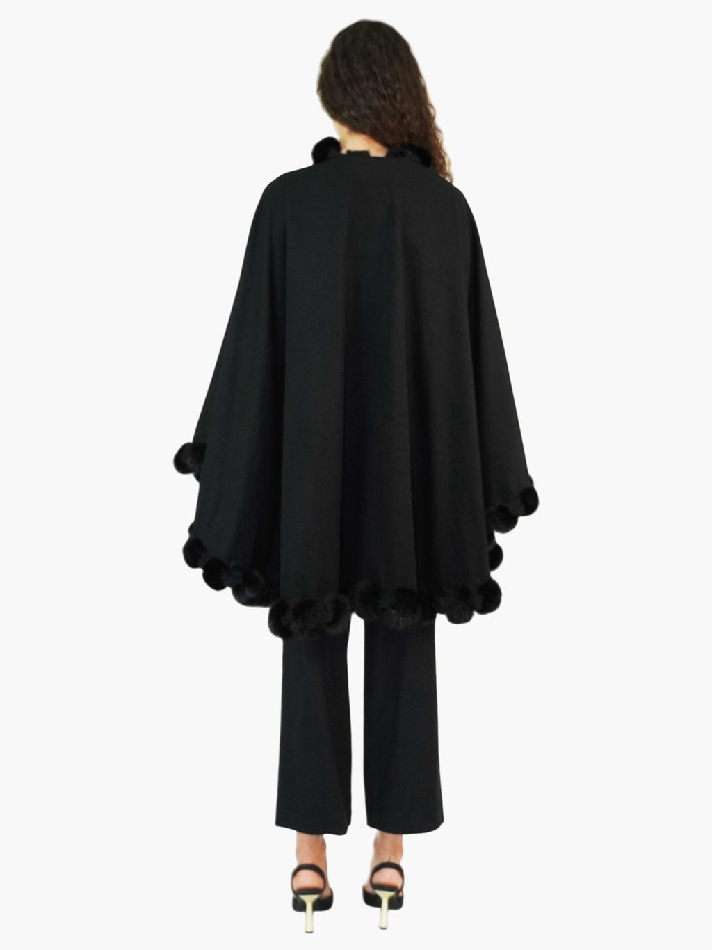 Mink Pom Cape