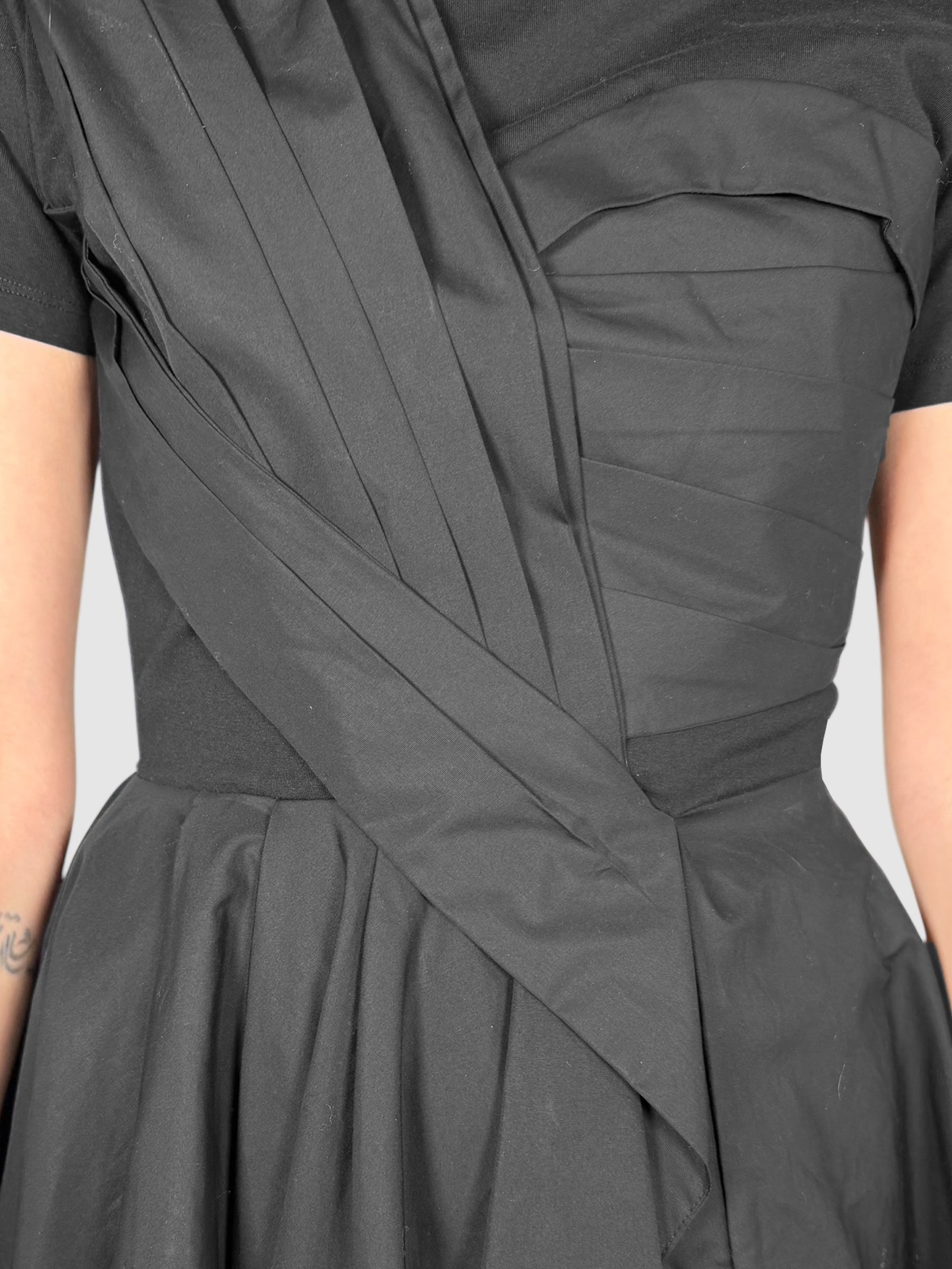 Asymmetrical Poplin Top