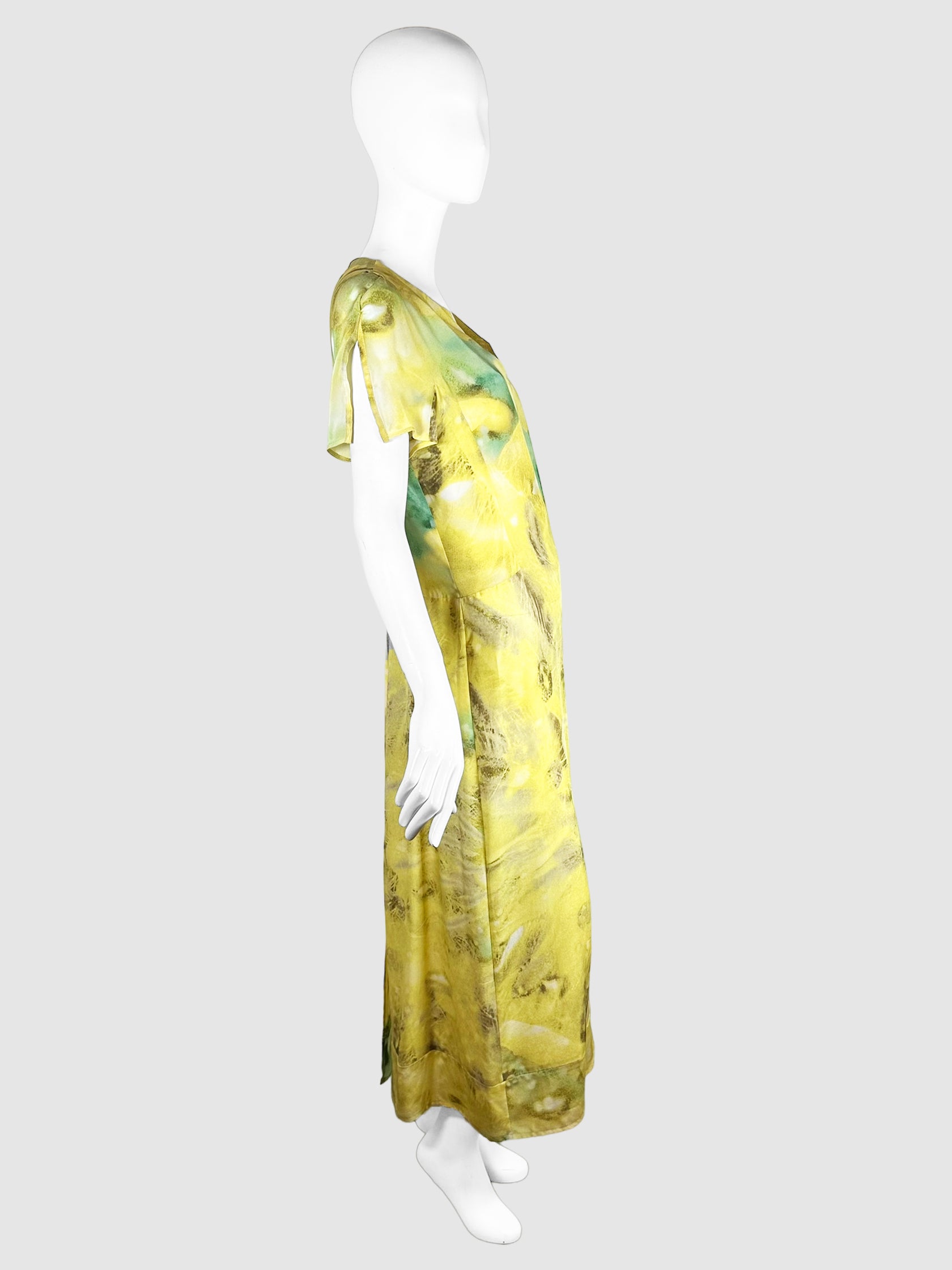Printed Maxi Dress - Size S