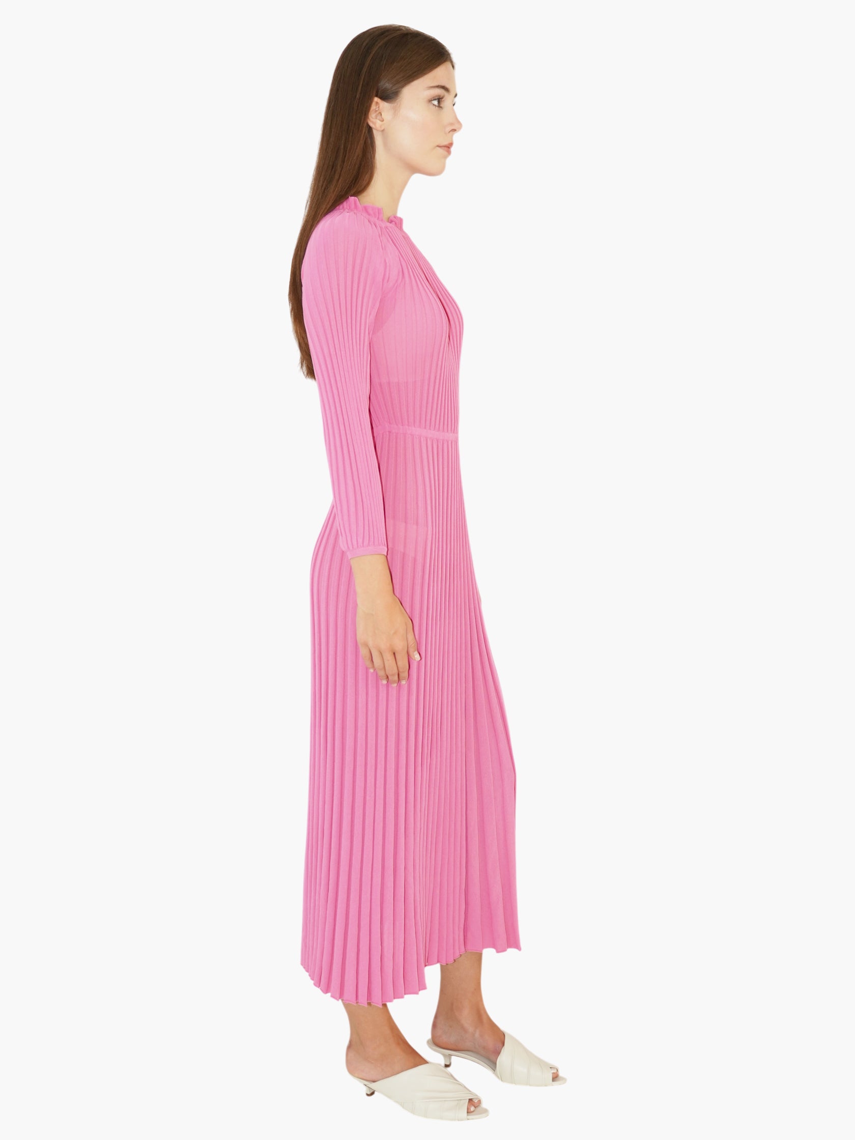 Pleated Maxi Dress